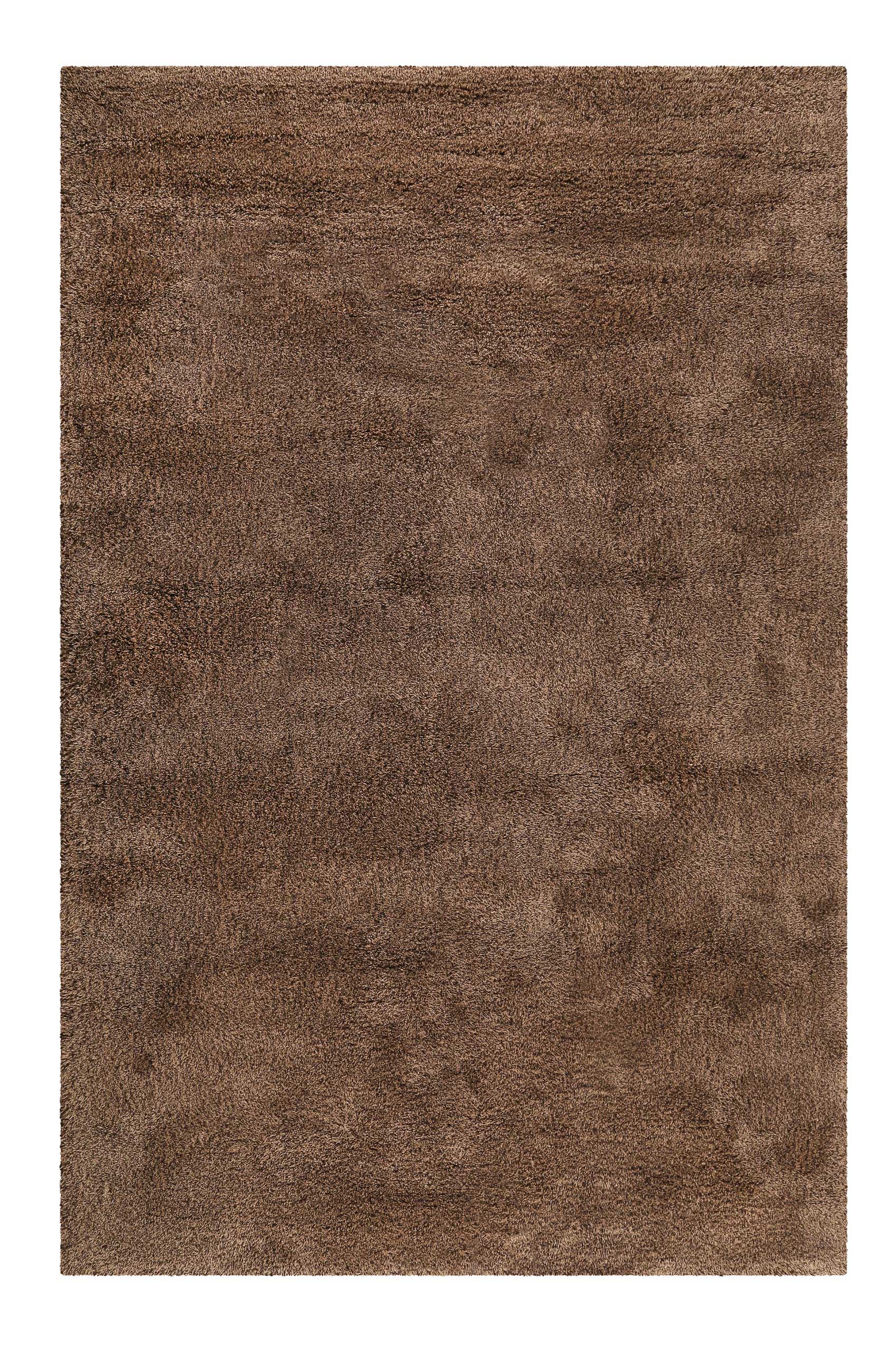 Esprit Wollteppich Braun meliert Hochflor 