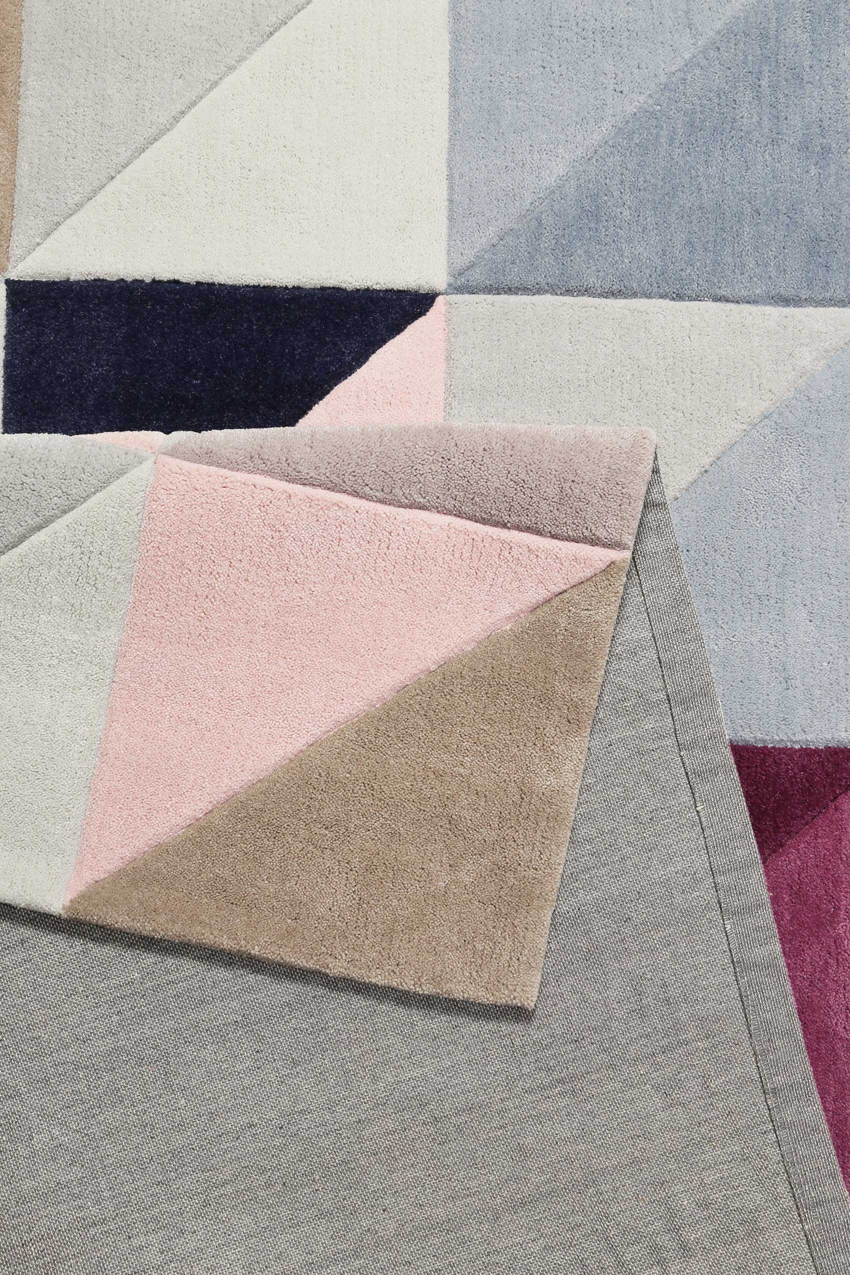 Esprit Teppich Grau Rosa Beige Kurzflor » Fastlane « - Ansicht 3
