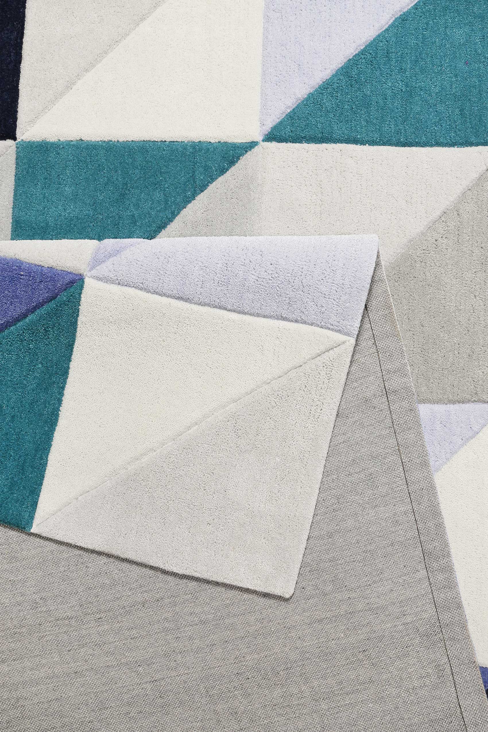 Esprit Teppich Grau Blau Kurzflor » Fastlane « - Ansicht 3
