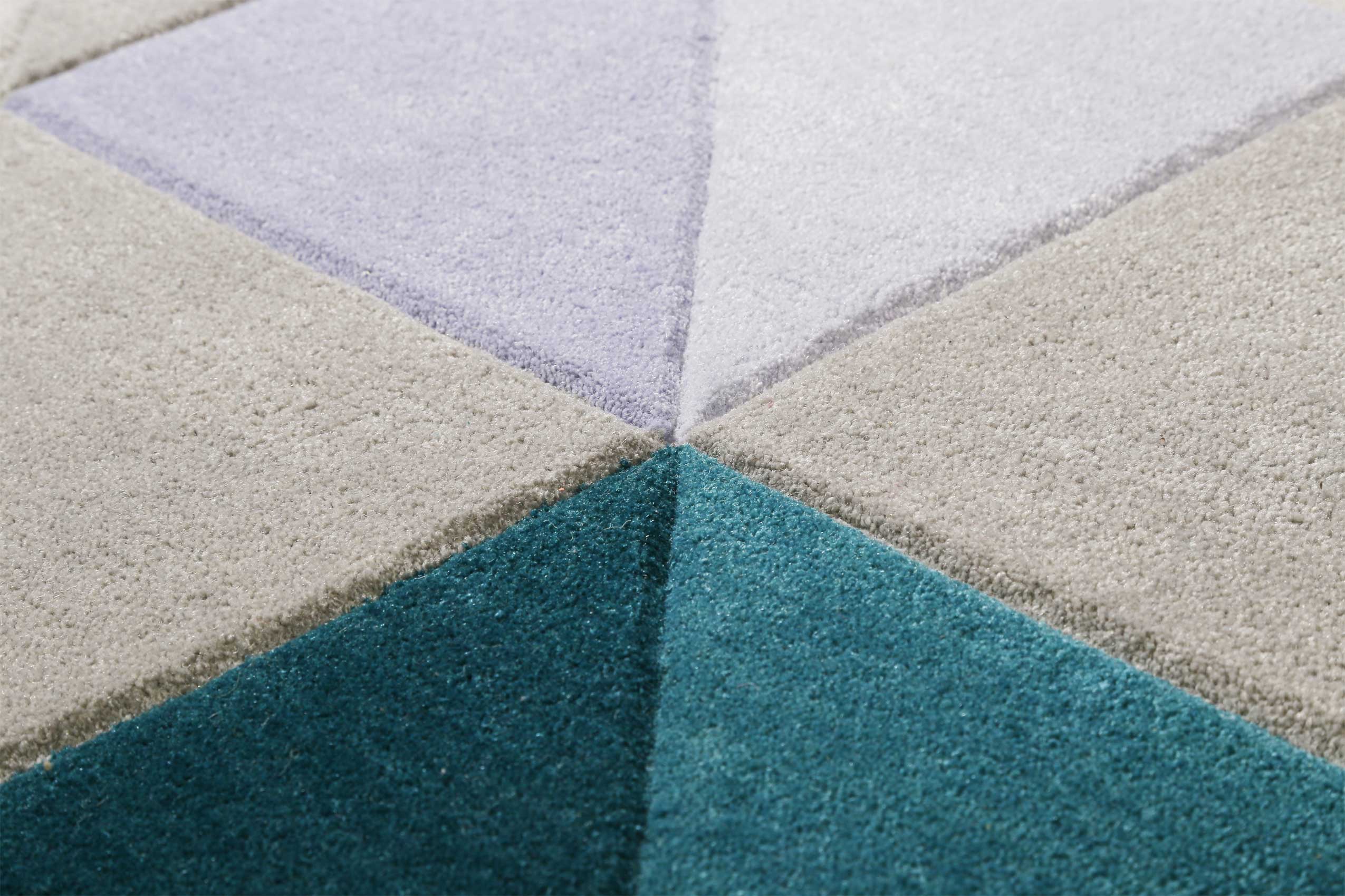 Esprit Teppich Grau Blau Kurzflor » Fastlane « - Ansicht 5