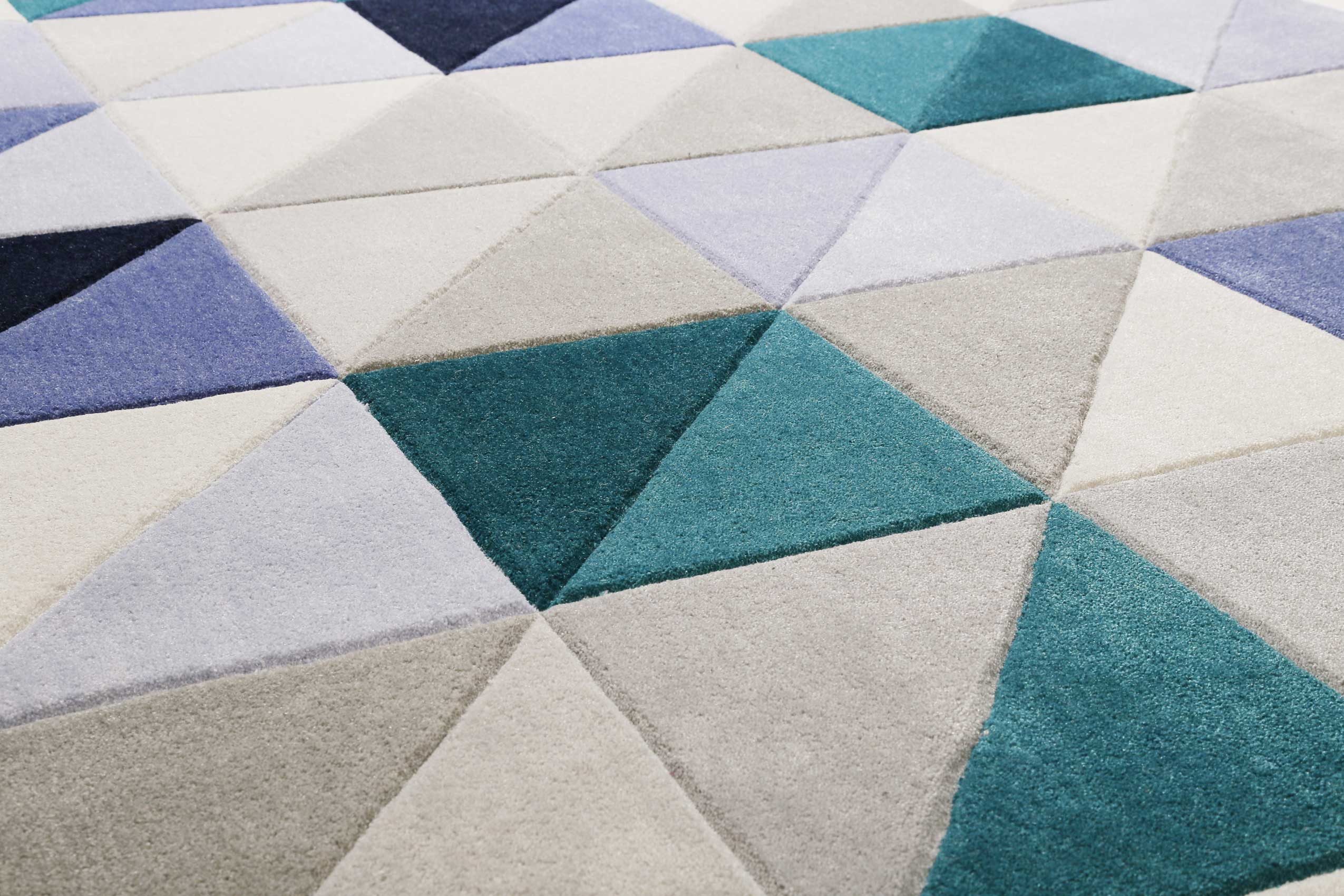 Esprit Teppich Grau Blau Kurzflor » Fastlane « - Ansicht 6