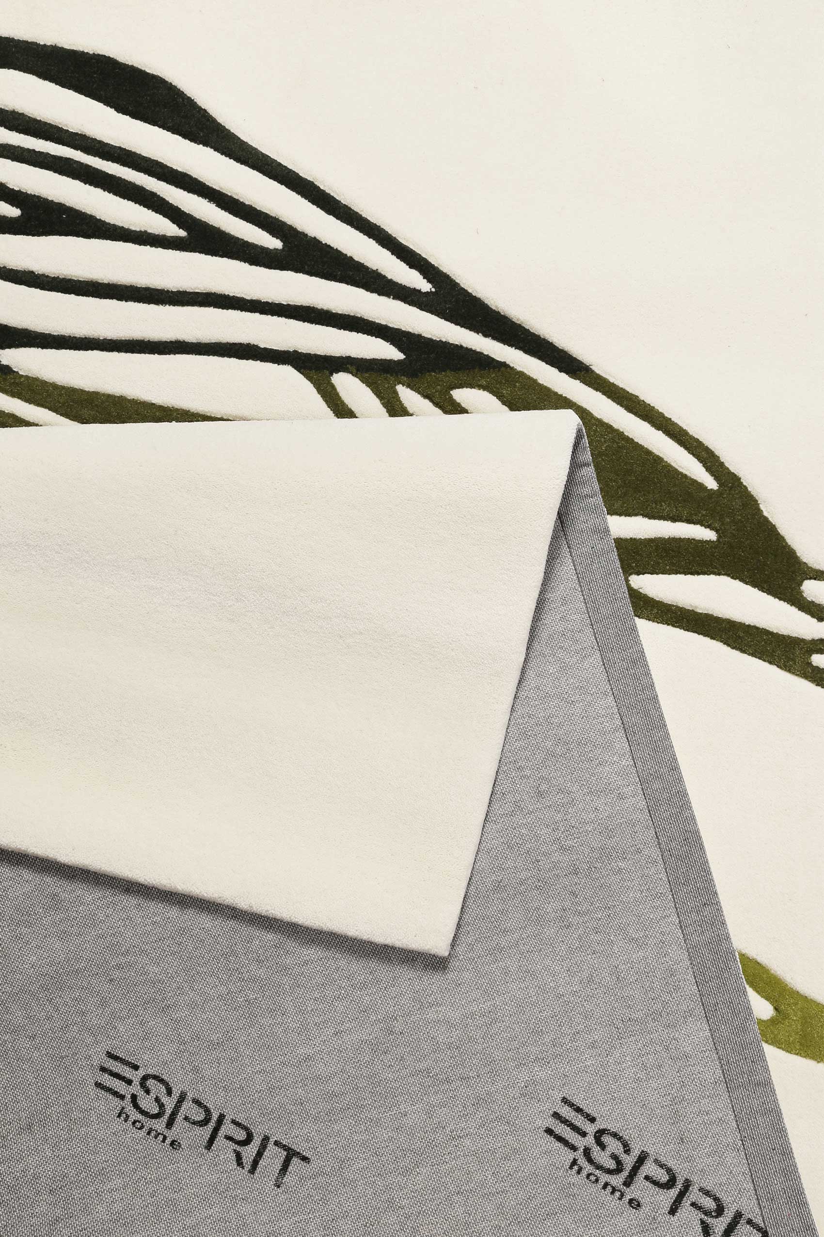Esprit Wollteppich Grün Beige » Feather « - Ansicht 3