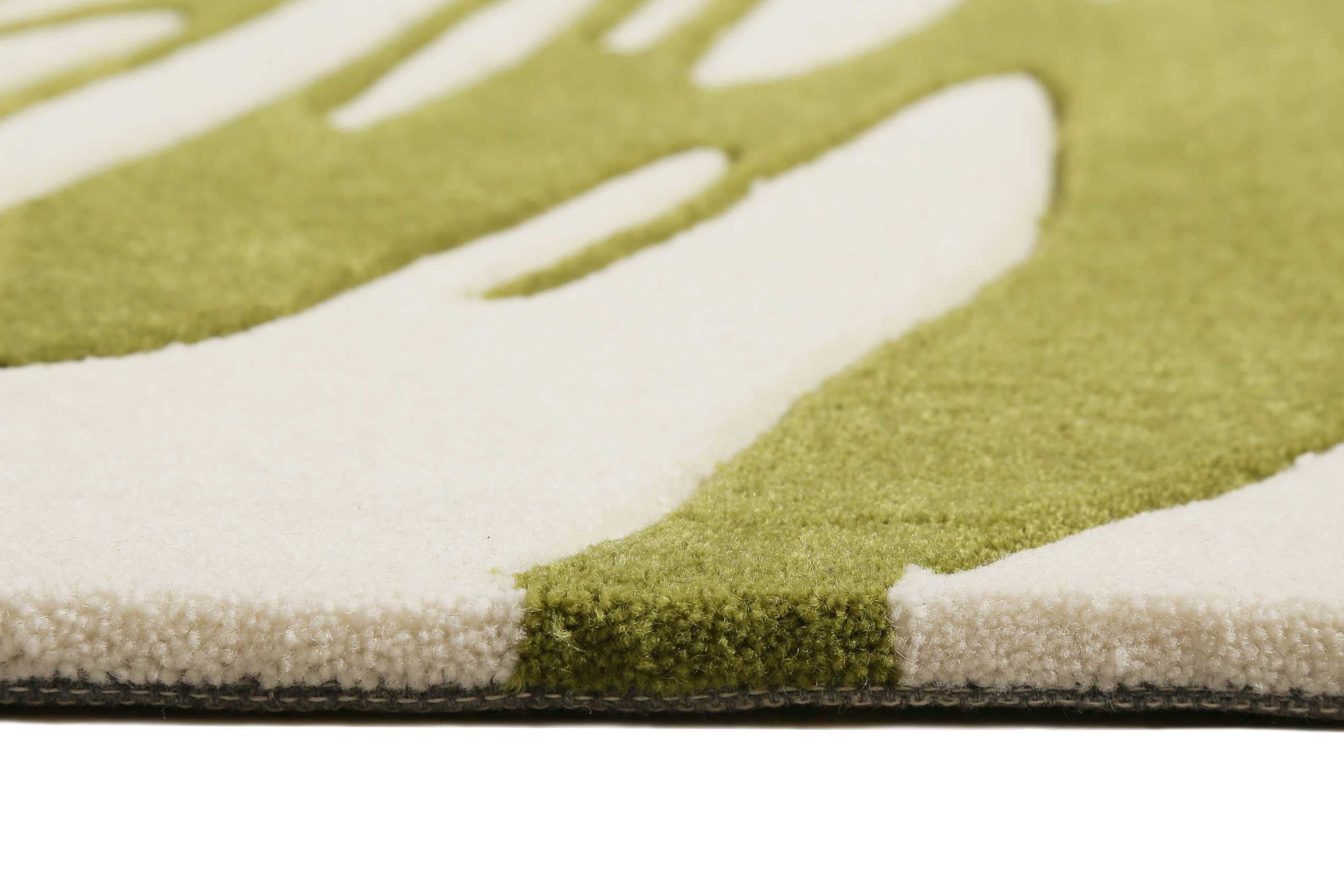 Esprit Wollteppich Grün Beige » Feather « - Ansicht 4