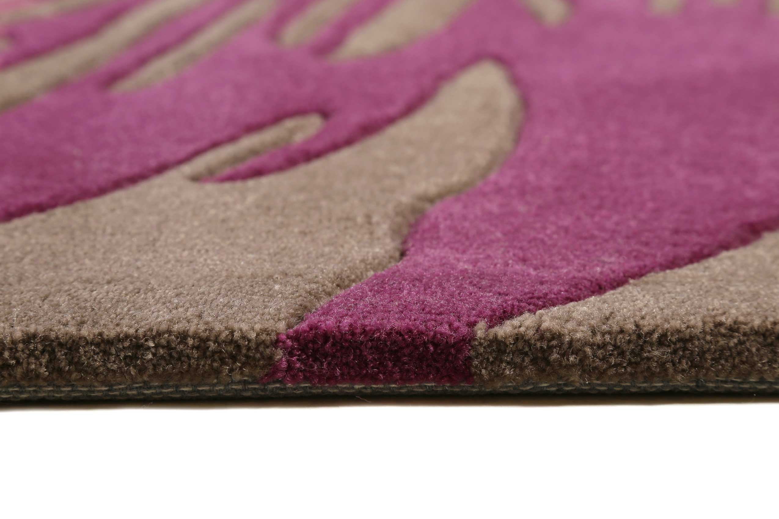 Esprit Wollteppich Taupe Lila » Feather « - Ansicht 4