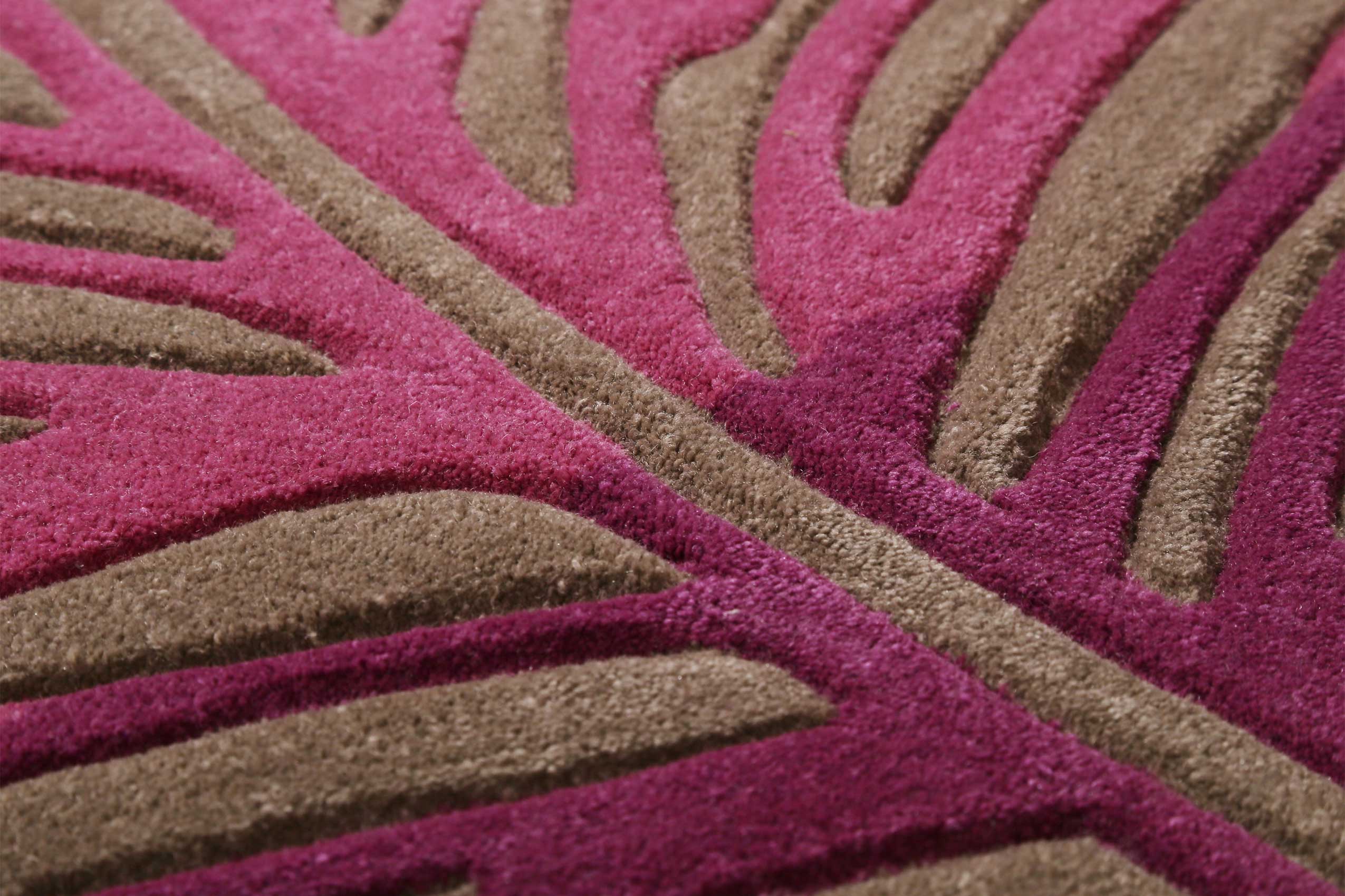 Esprit Wollteppich Taupe Lila » Feather « - Ansicht 5