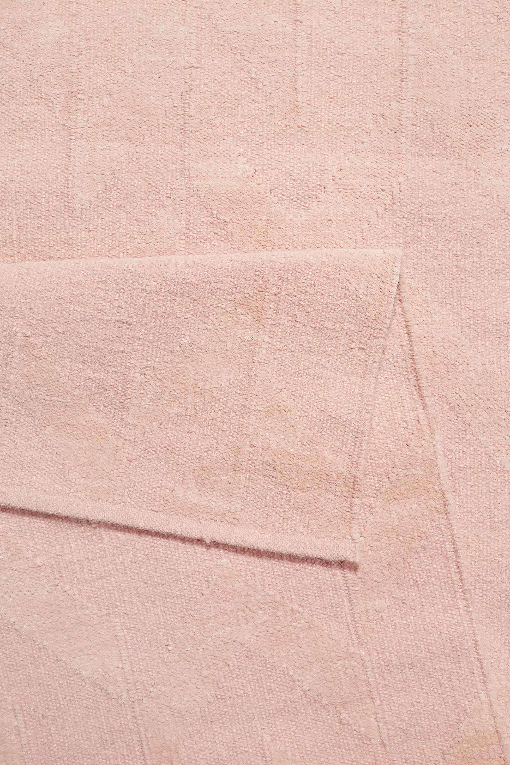 Esprit Kelim Teppich Rosa aus Naturfaser 