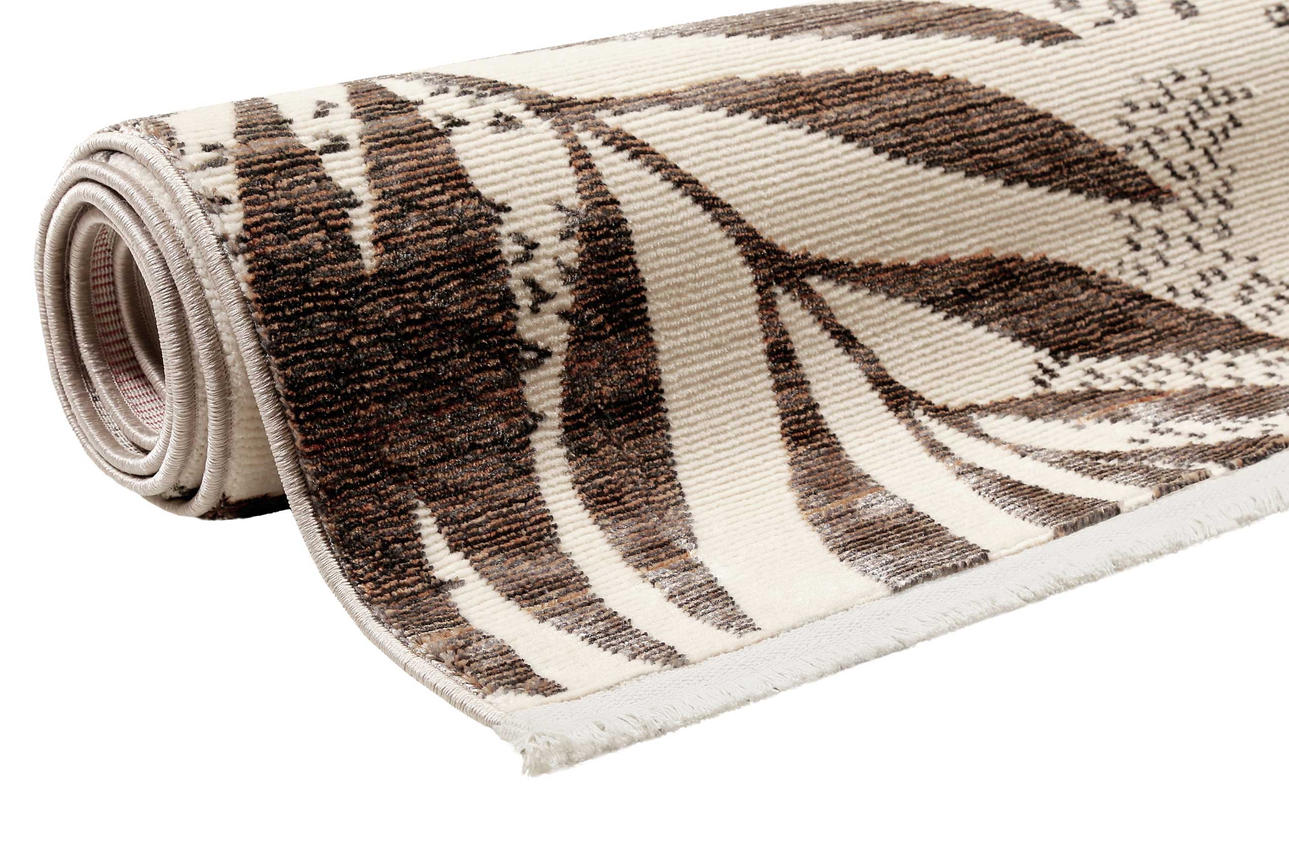 Esprit Teppich beige braun rot  Kurzflor » Florence « - Ansicht 7