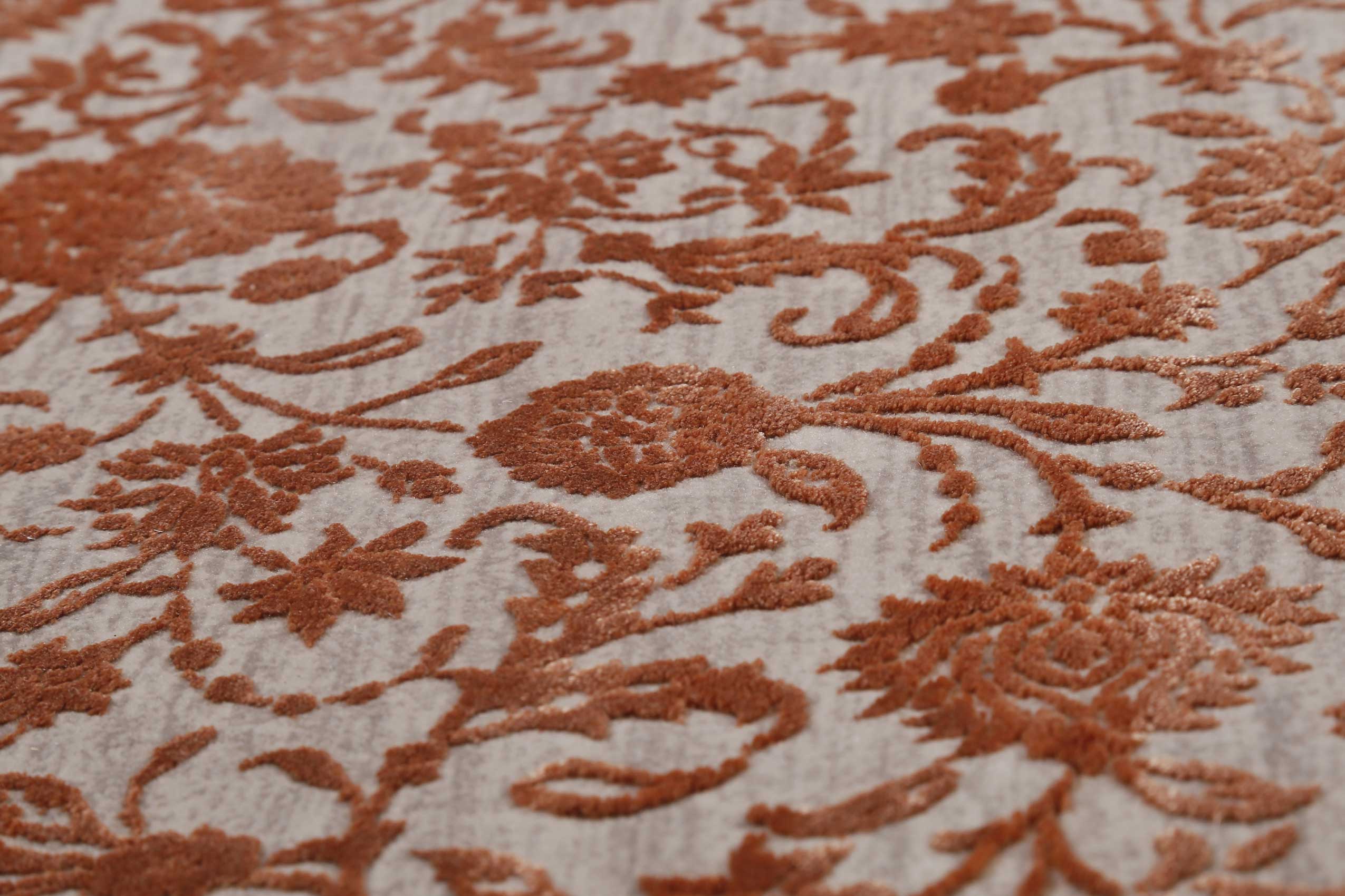 Esprit Teppich Rot Grau meliert Vintage 