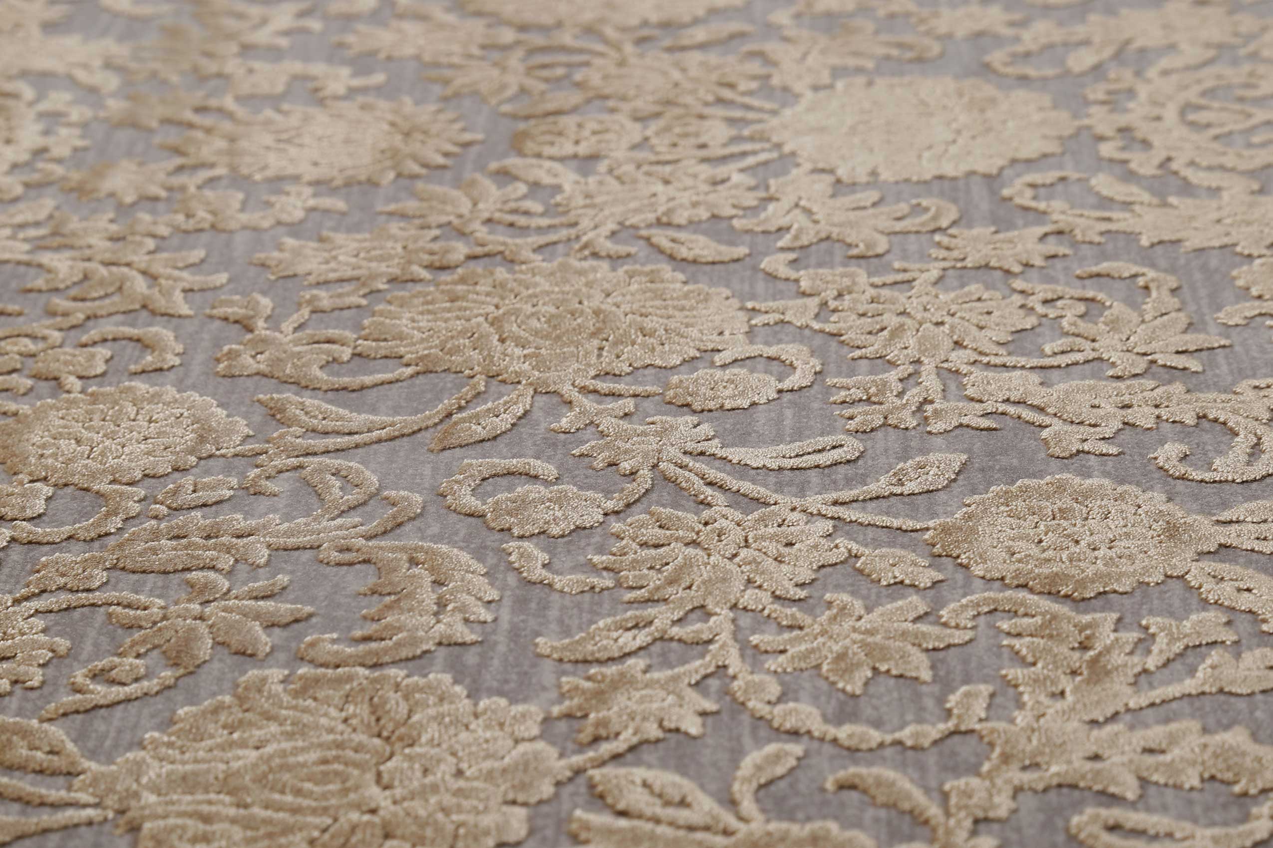 Esprit Teppich Gold Grau Vintage 