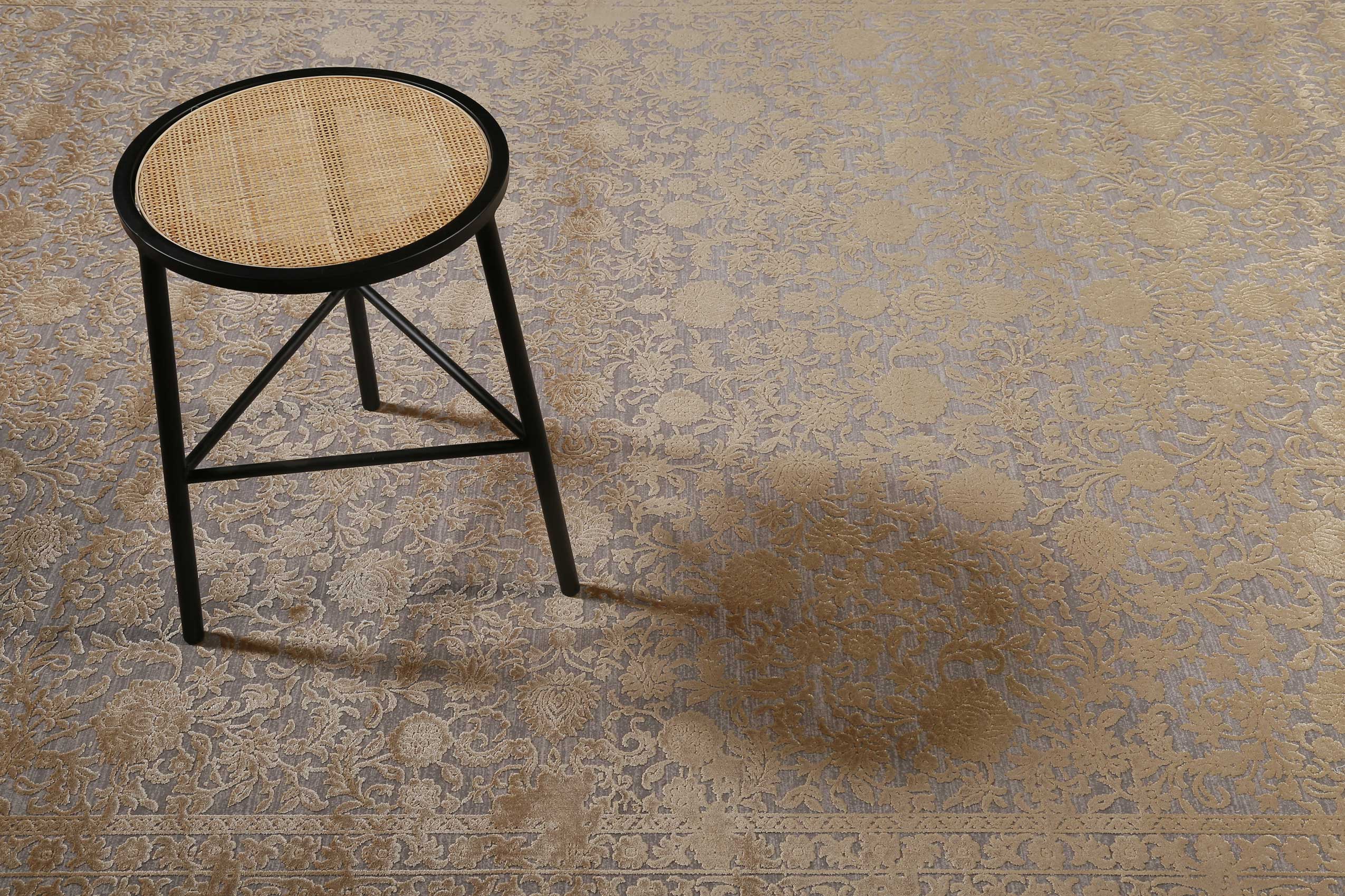 Esprit Teppich Gold Grau Vintage 