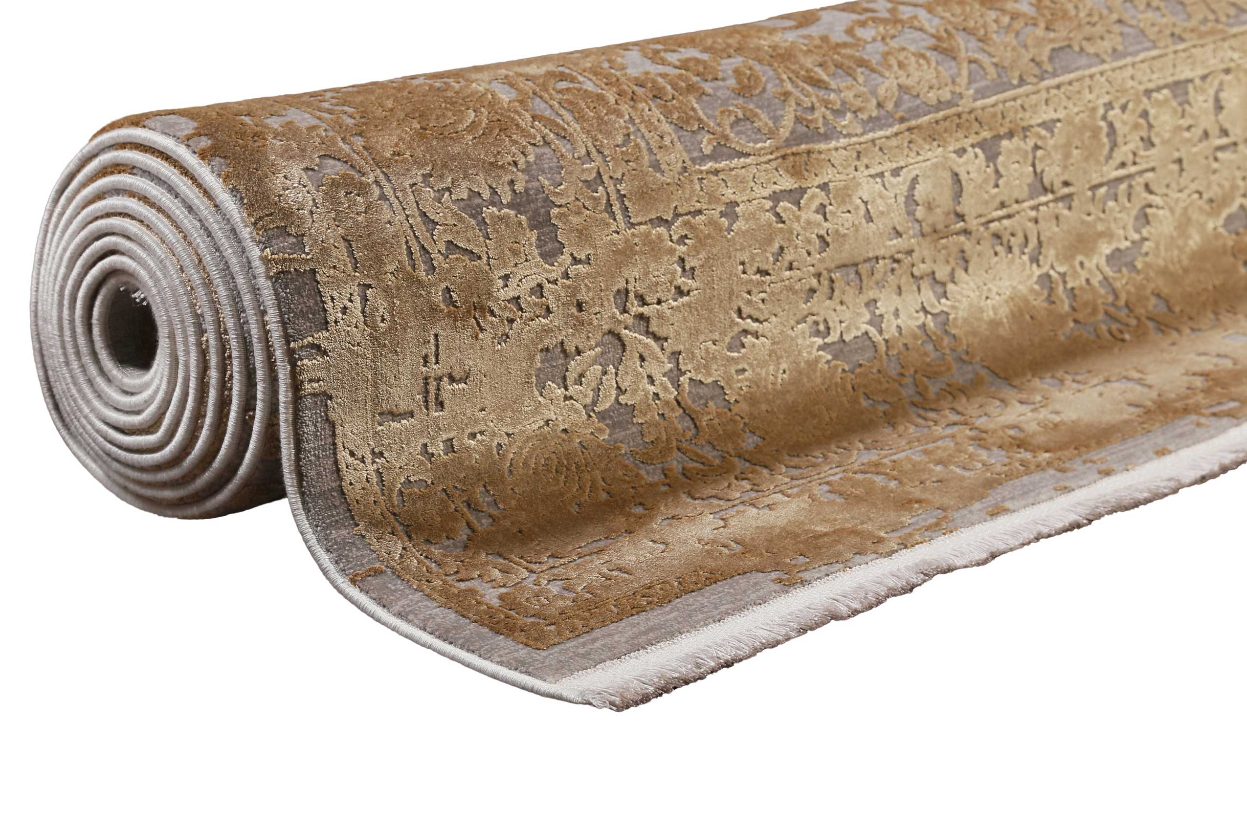 Esprit Teppich Gold Grau Vintage 