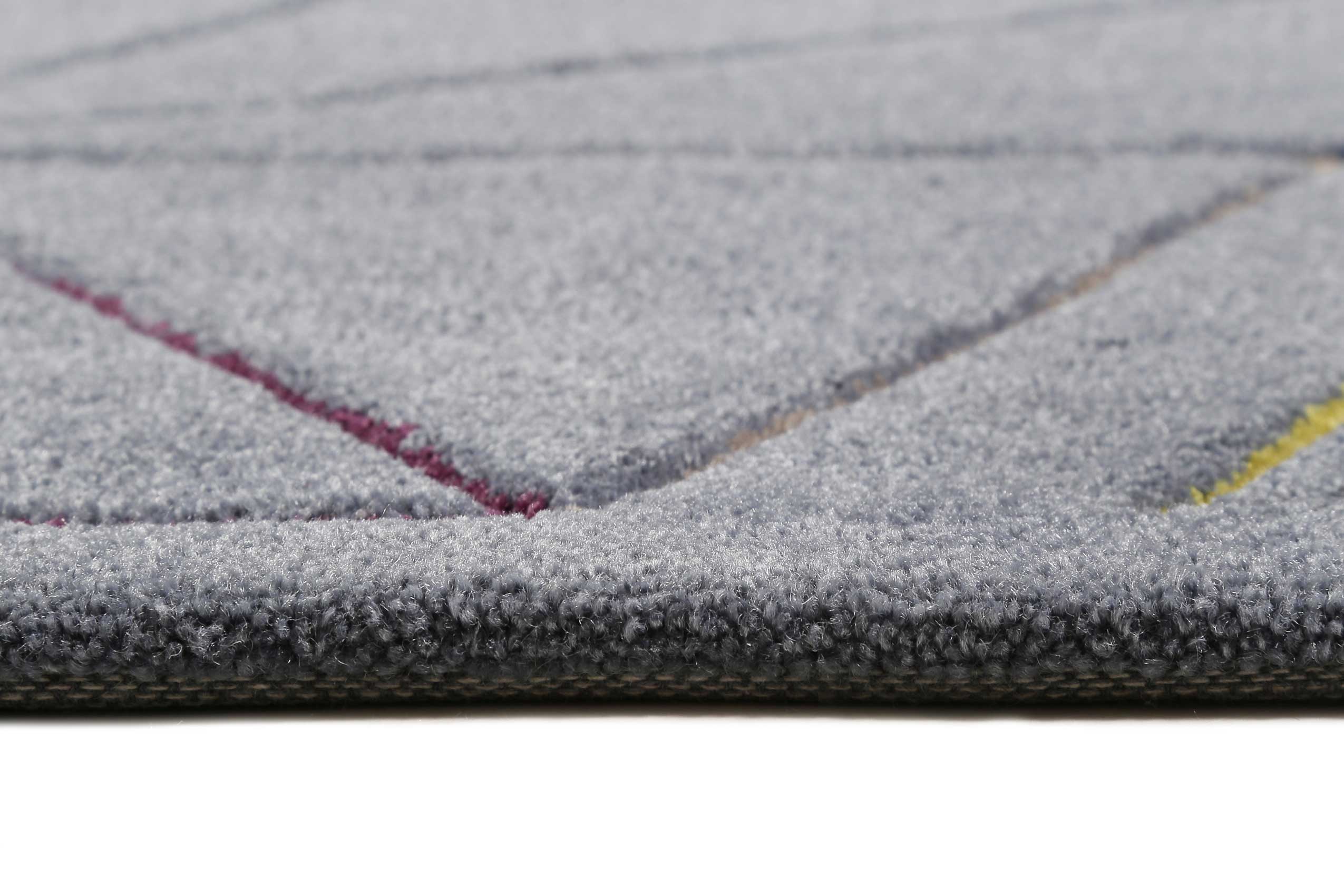 Esprit Teppich Grau Kurzflor 