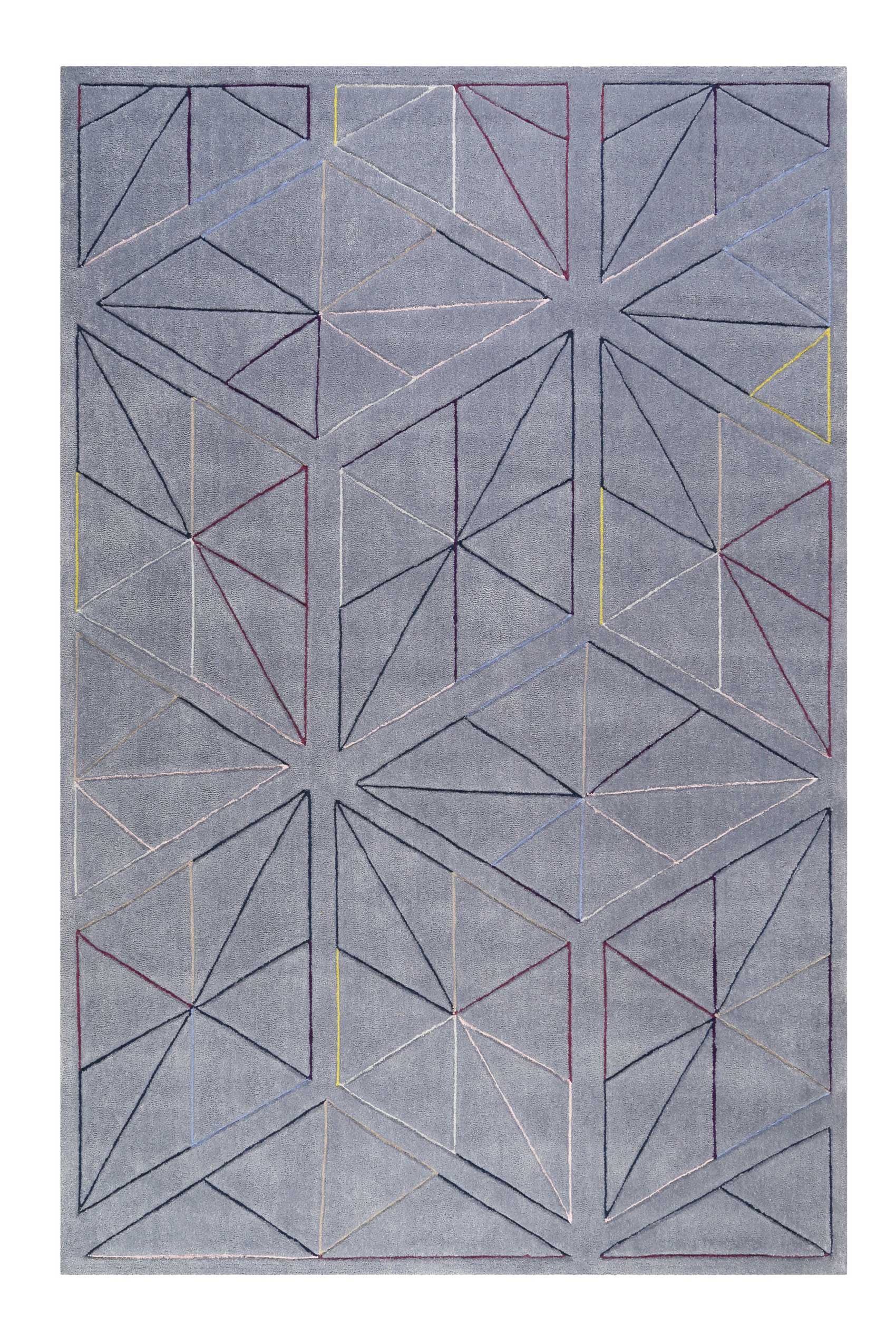 Esprit Teppich Grau Kurzflor 