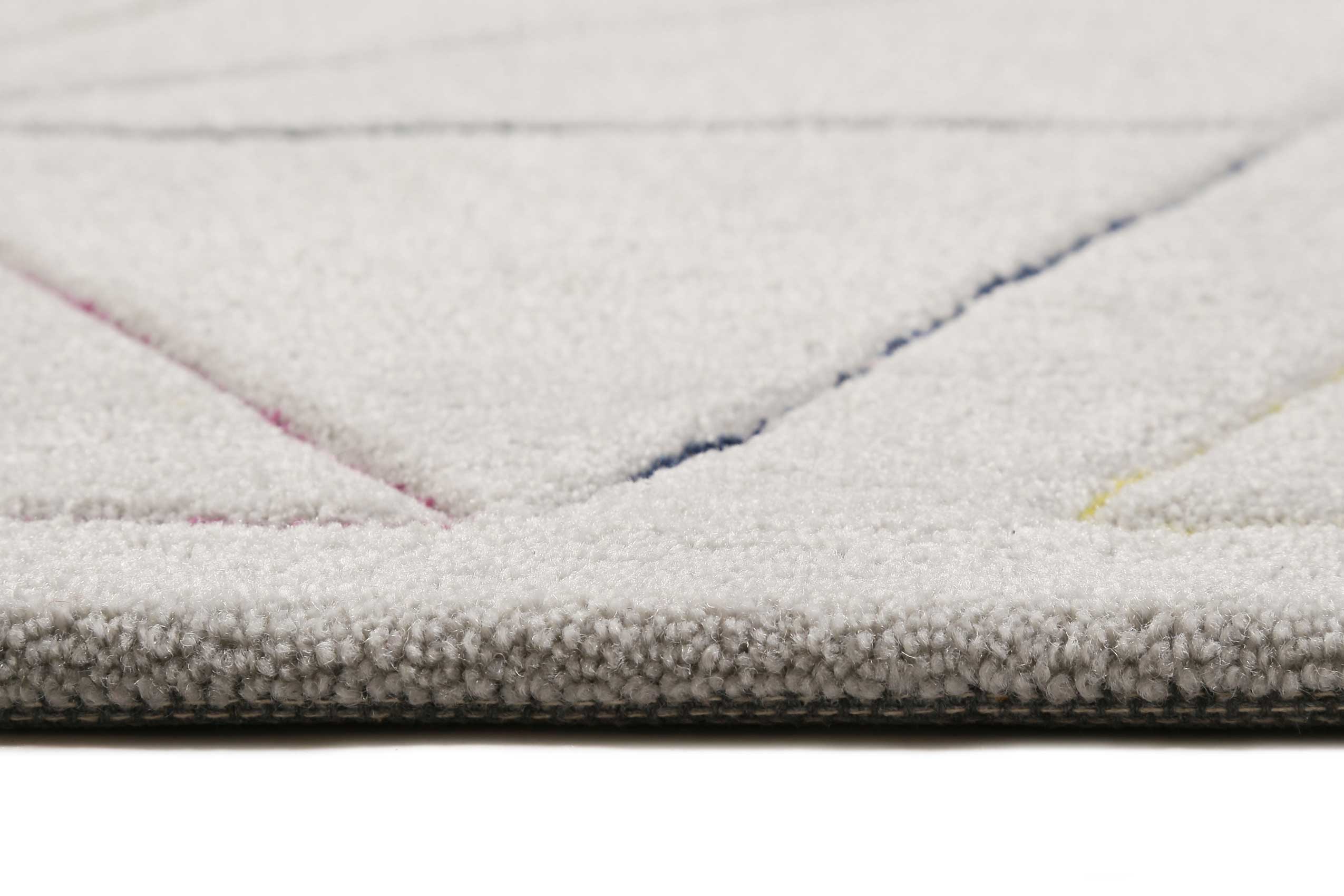 Esprit Teppich Hellgrau Kurzflor 