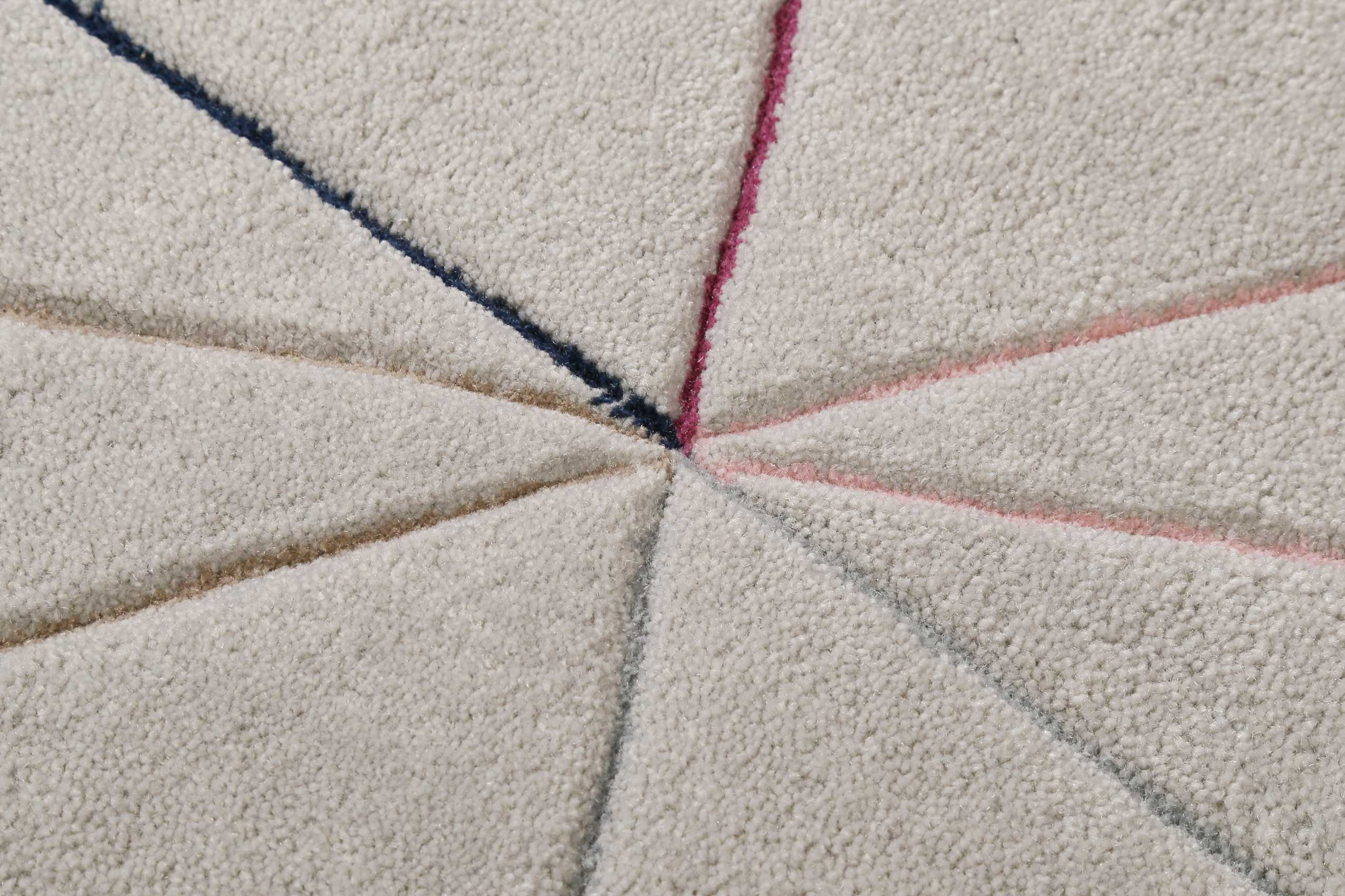 Esprit Teppich Hellgrau Kurzflor 