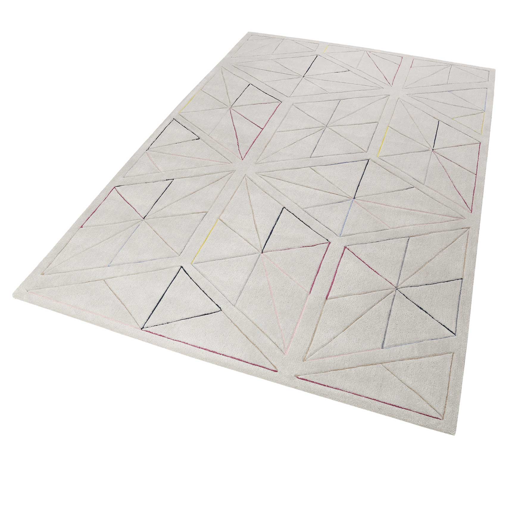 Esprit Teppich Hellgrau Kurzflor 