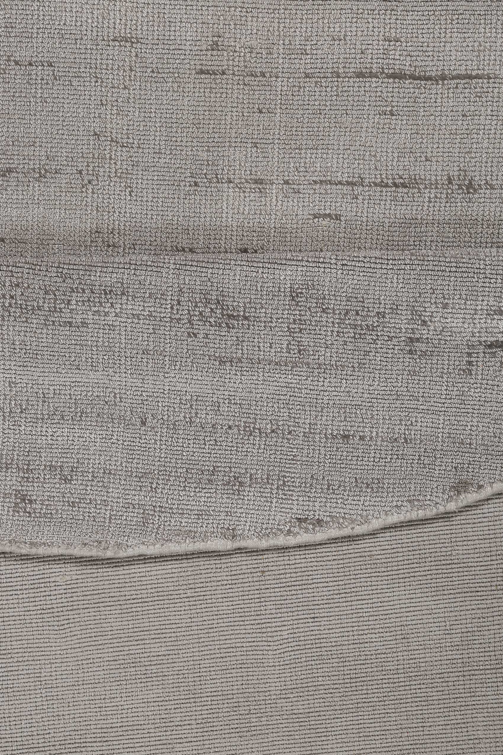 Esprit Kurzflor Teppich Rund Hellgrau 