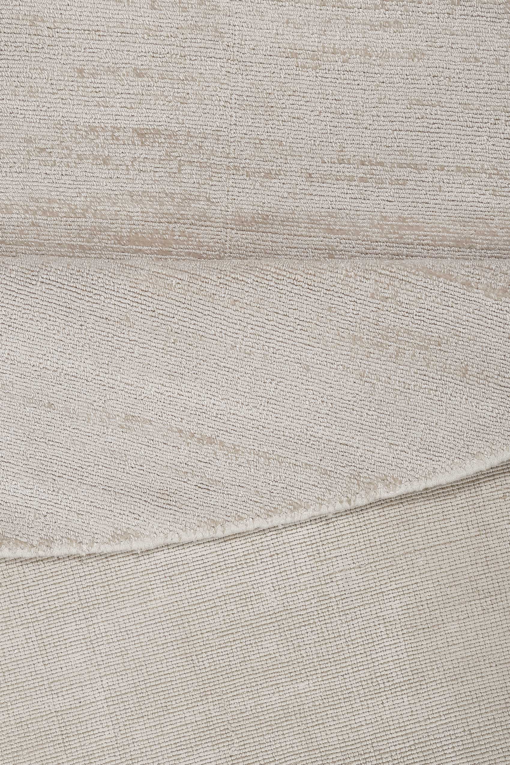 Esprit Kurzflor Teppich Rund Creme Beige » Gil « - Ansicht 3