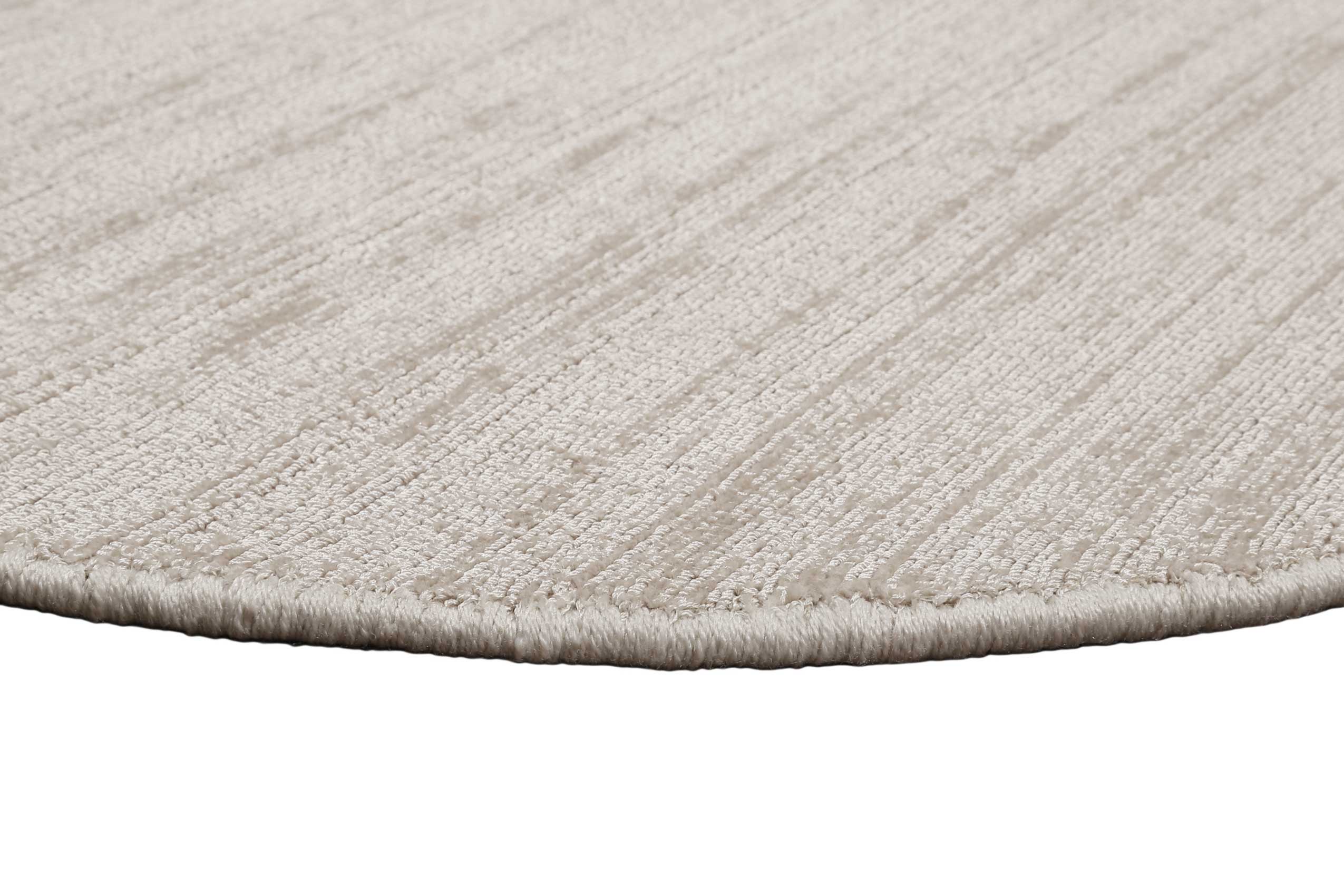 Esprit Kurzflor Teppich Rund Creme Beige » Gil « - Ansicht 4