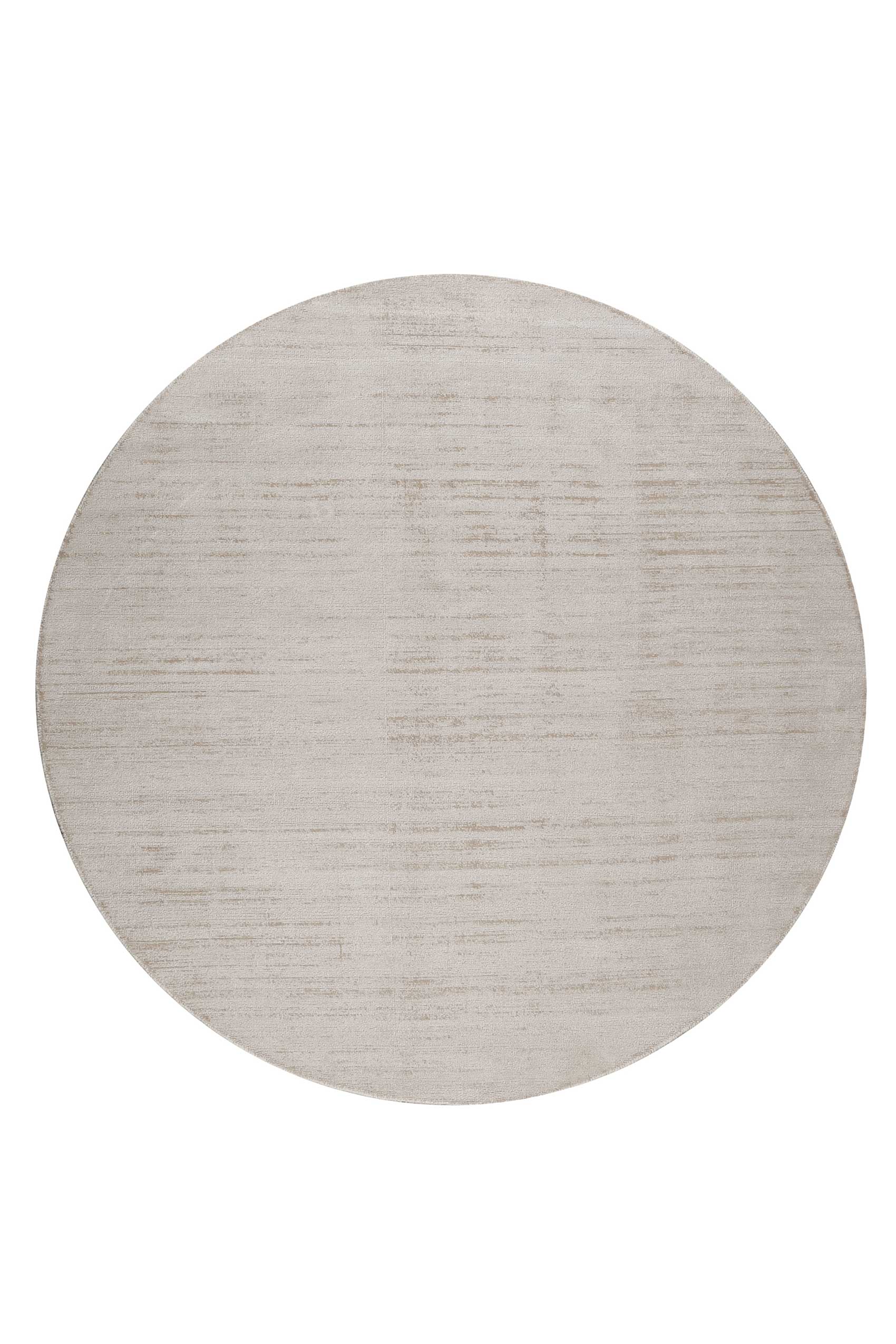 Esprit Kurzflor Teppich Rund Creme Beige » Gil « - Ansicht 1