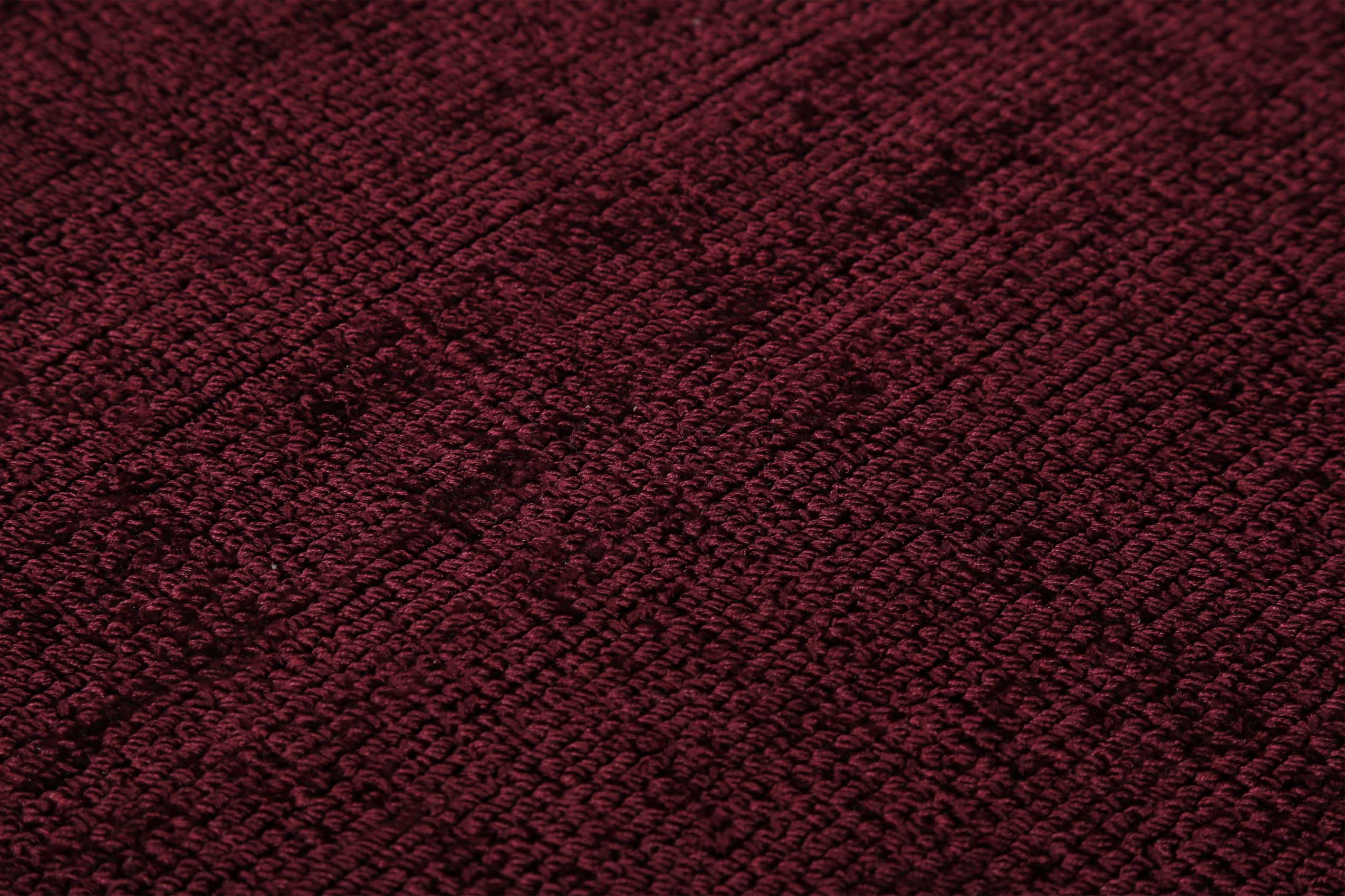 Esprit Kurzflor Teppich Rund Bordeaux Rot » Gil « - Ansicht 5