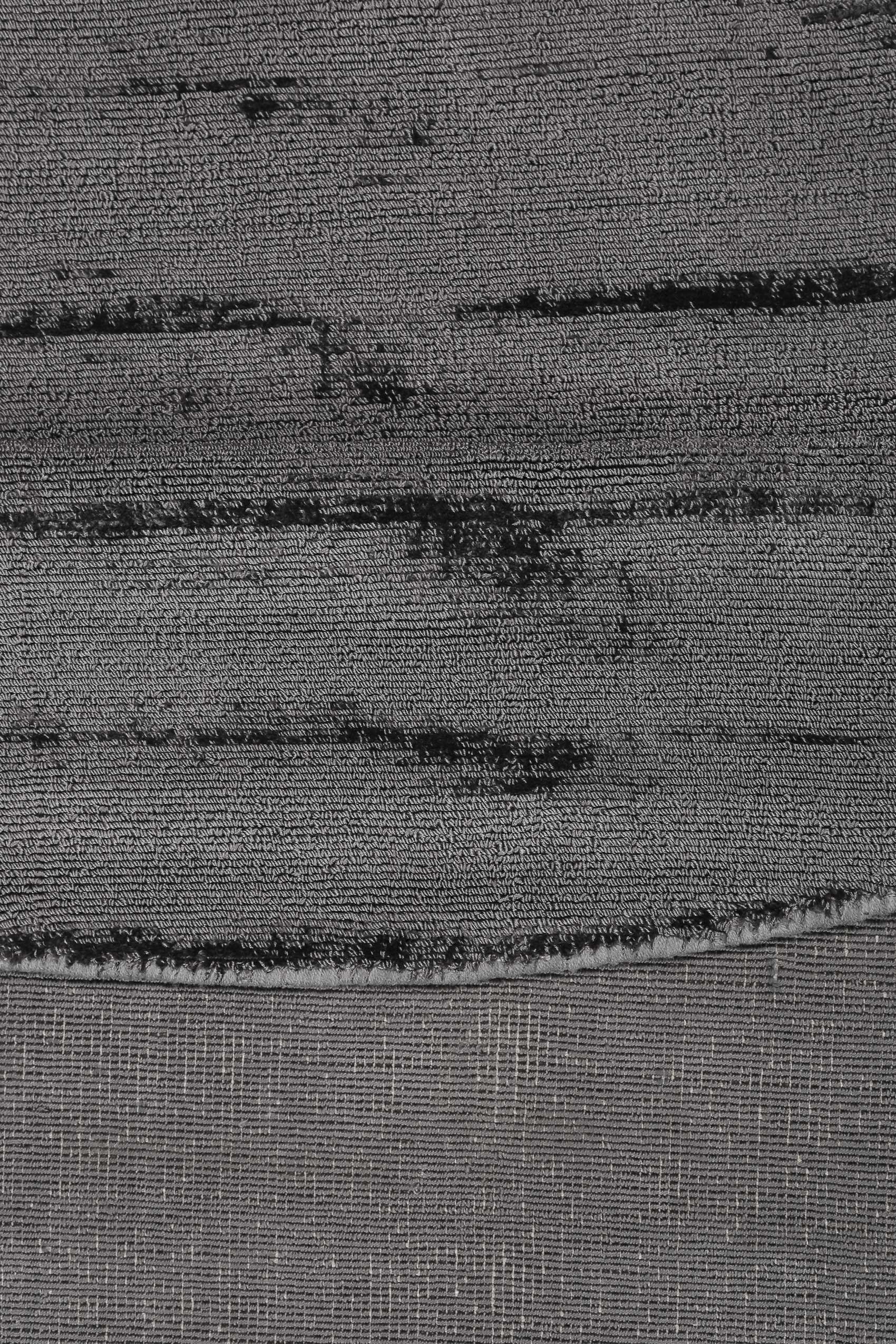 Esprit Kurzflor Teppich Rund Grau 