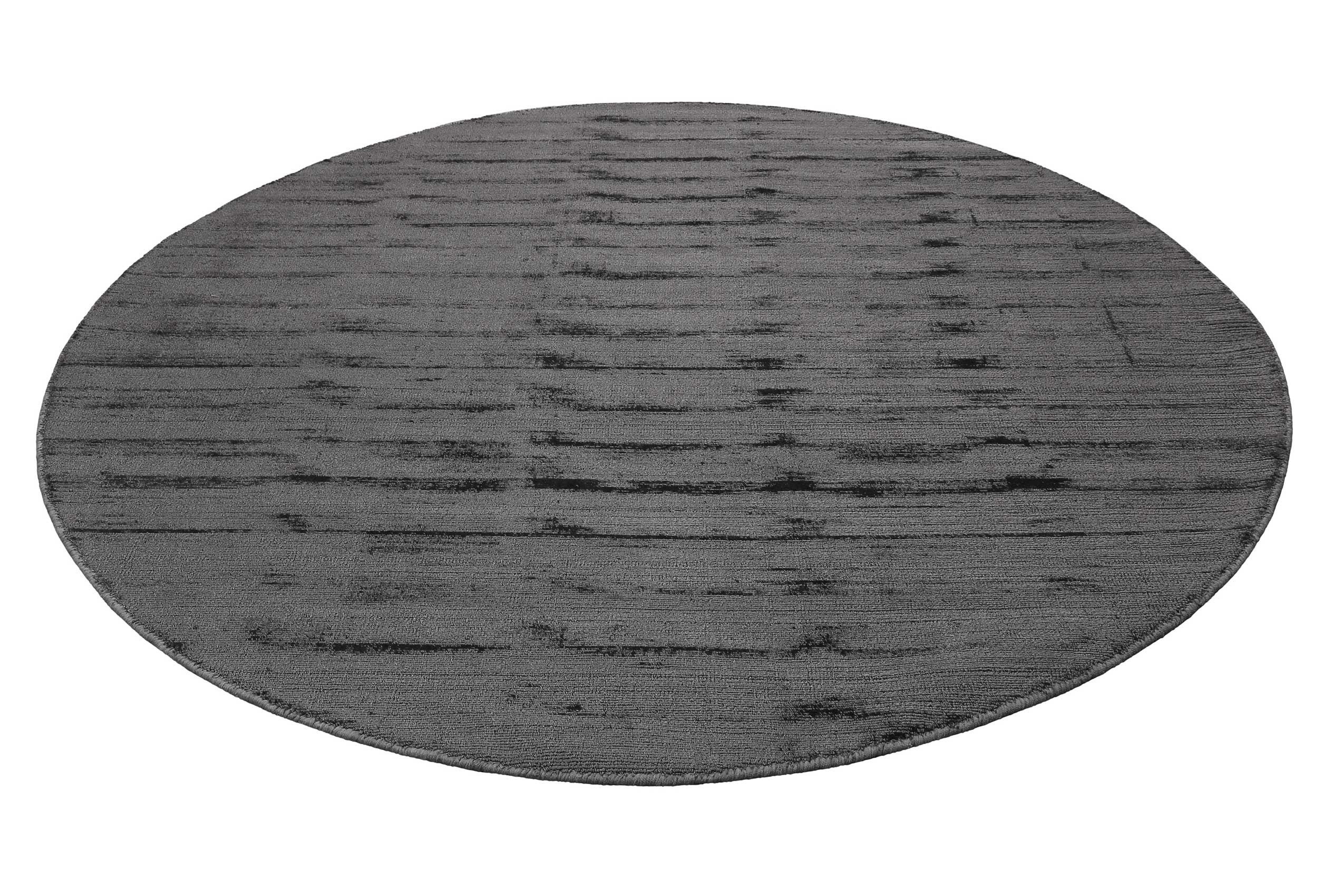 Esprit Kurzflor Teppich Rund Grau 