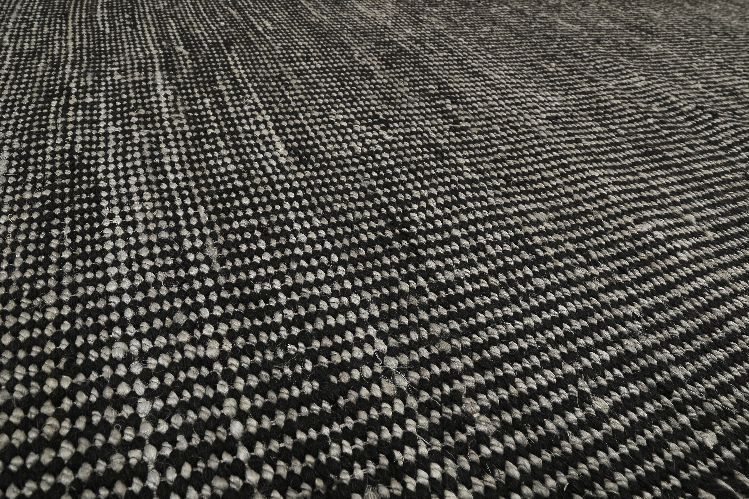 Esprit Kelim Teppich Grau Schwarz aus Jute & Wolle 