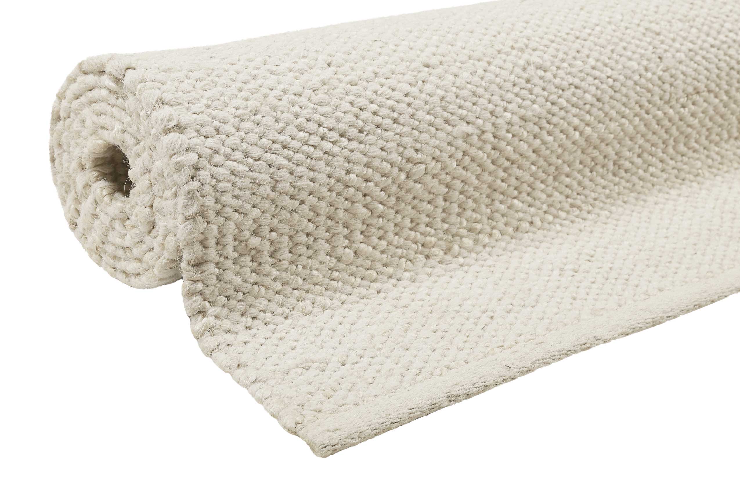 Esprit Kelim Teppich Creme Weiß aus Jute & Wolle 