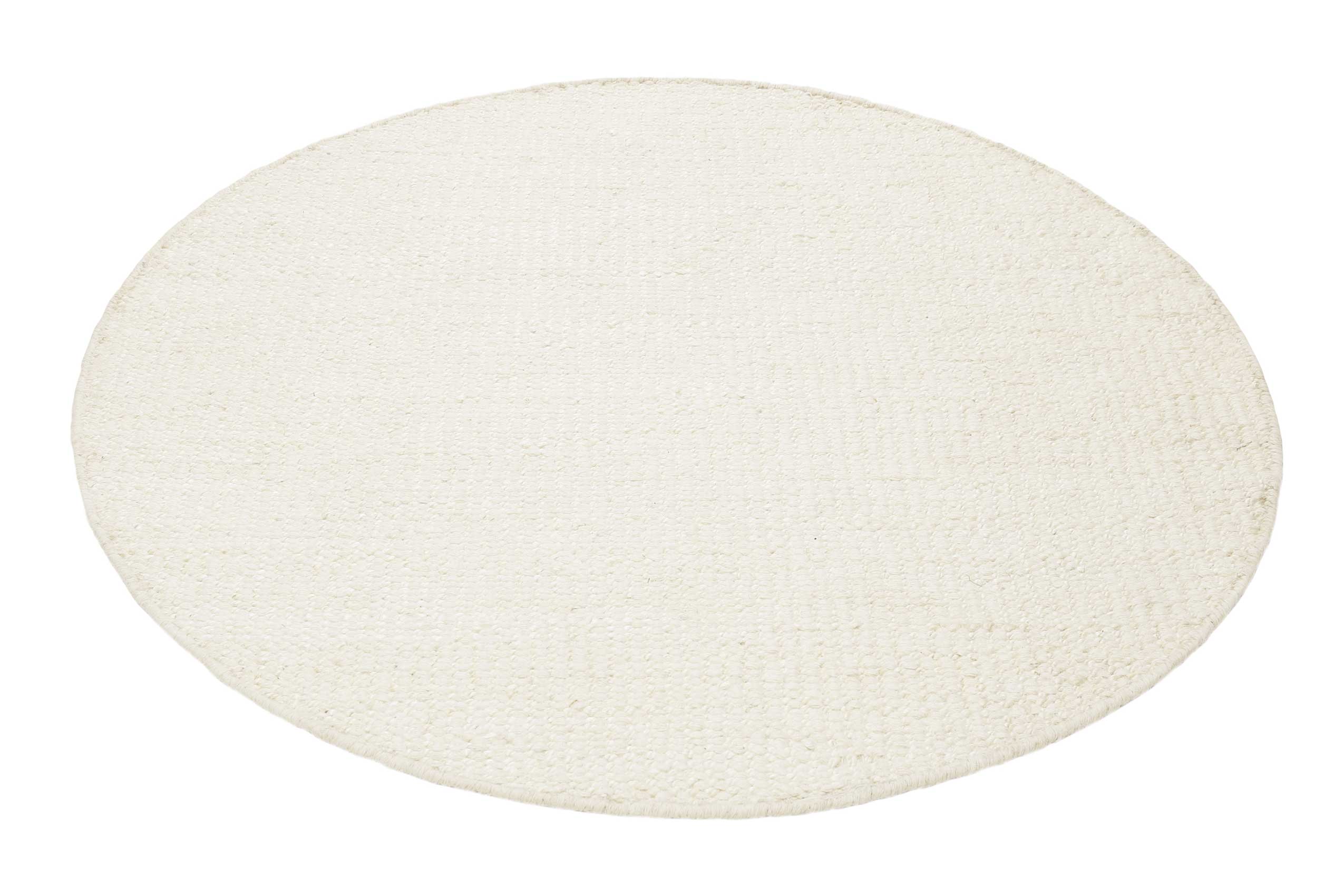 Esprit Kelim Teppich Rund Creme Weiß aus Jute & Wolle » Gobi « - Ansicht 2