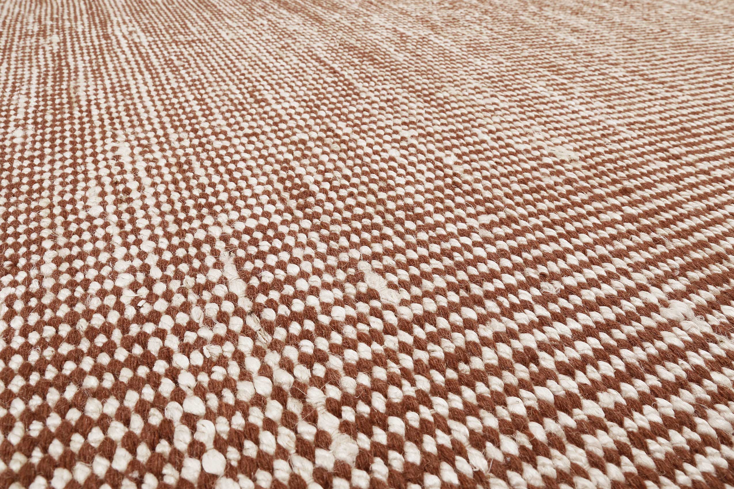 Esprit Kelim Teppich Rotbraun Beige aus Jute & Wolle 