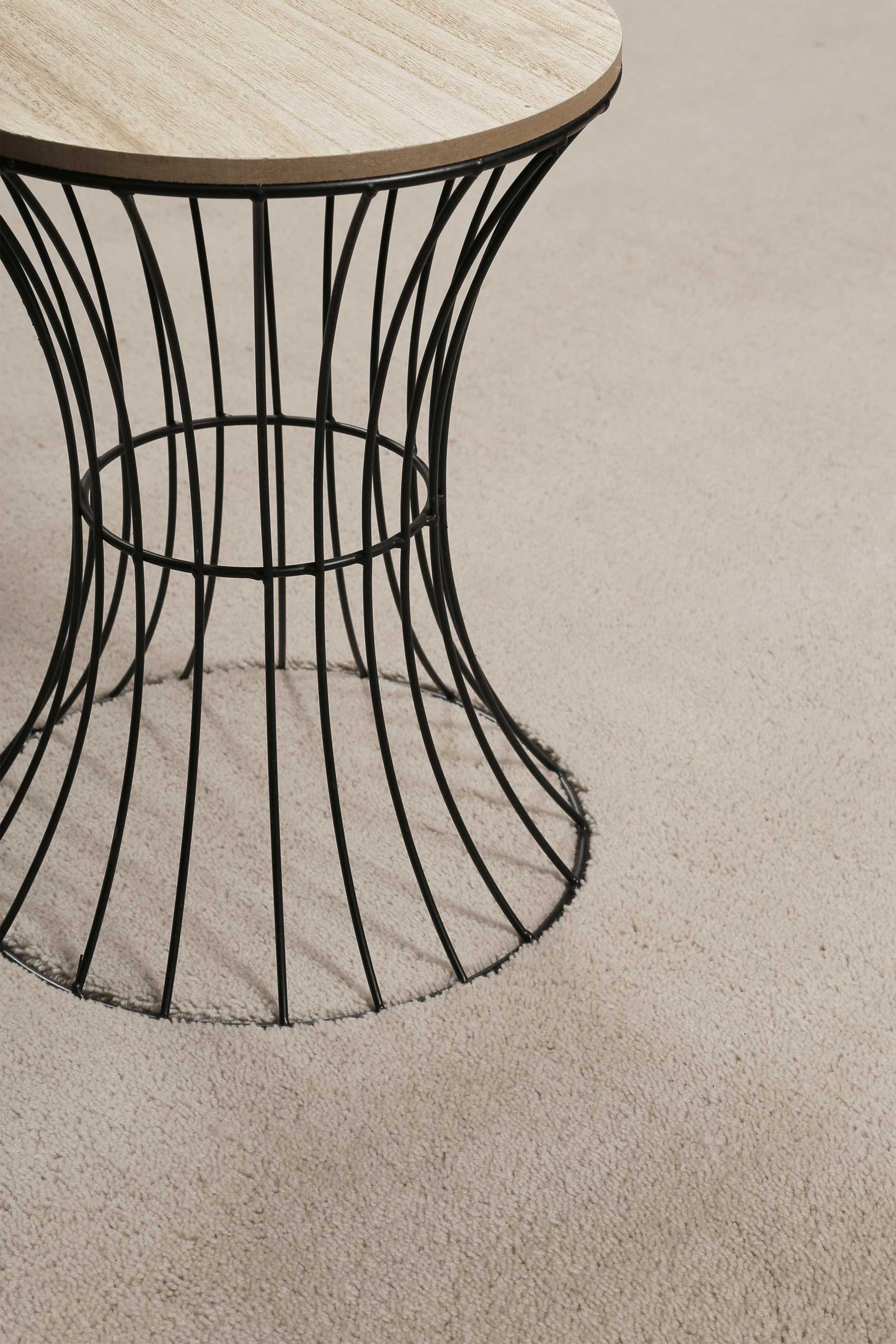 Esprit Wollteppich Sand Beige Hochflor 