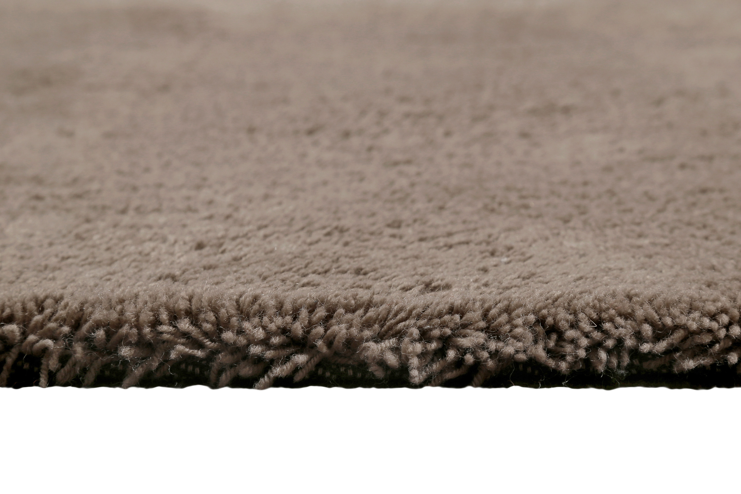 Esprit Wollteppich Braun Hochflor 