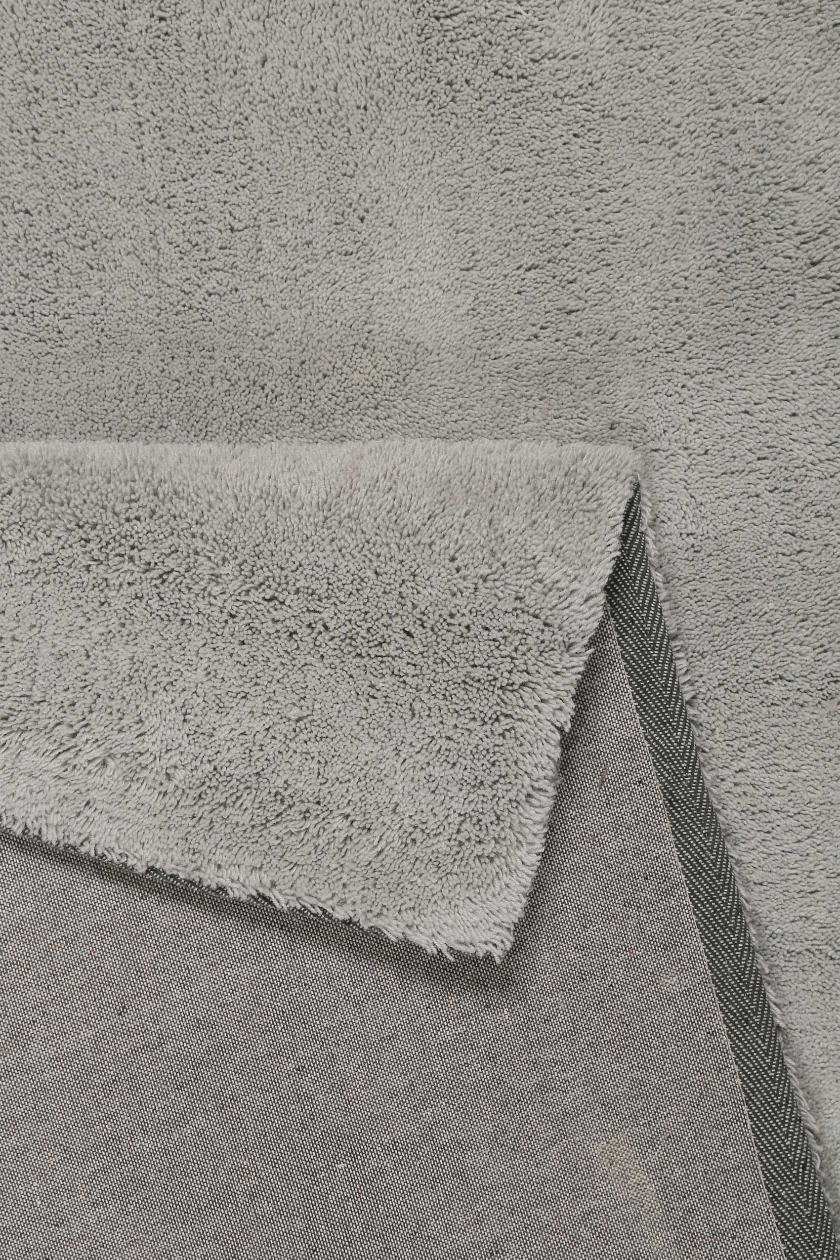 Esprit Wollteppich Hellgrau Hochflor 