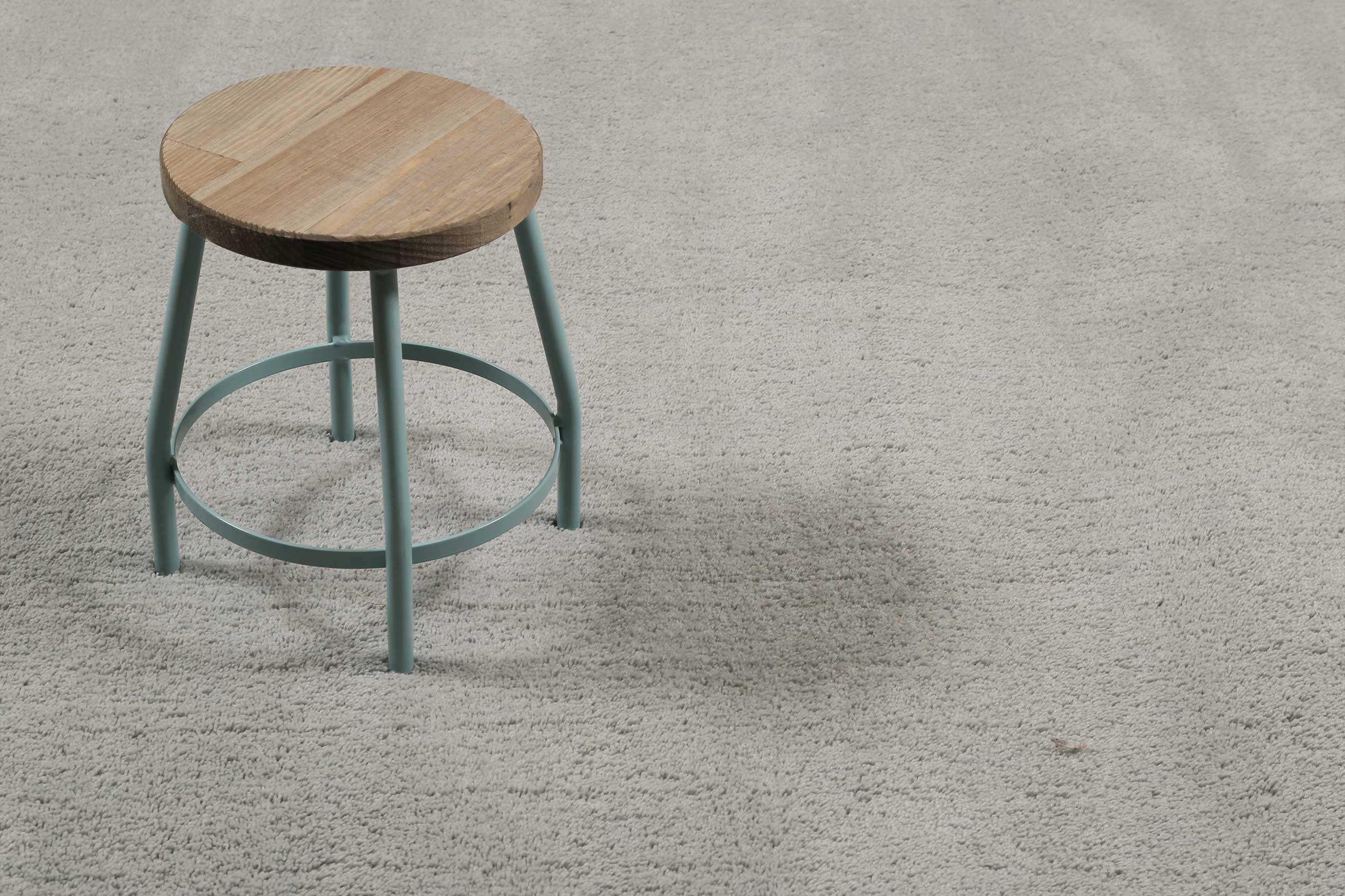 Esprit Wollteppich Hellgrau Hochflor 