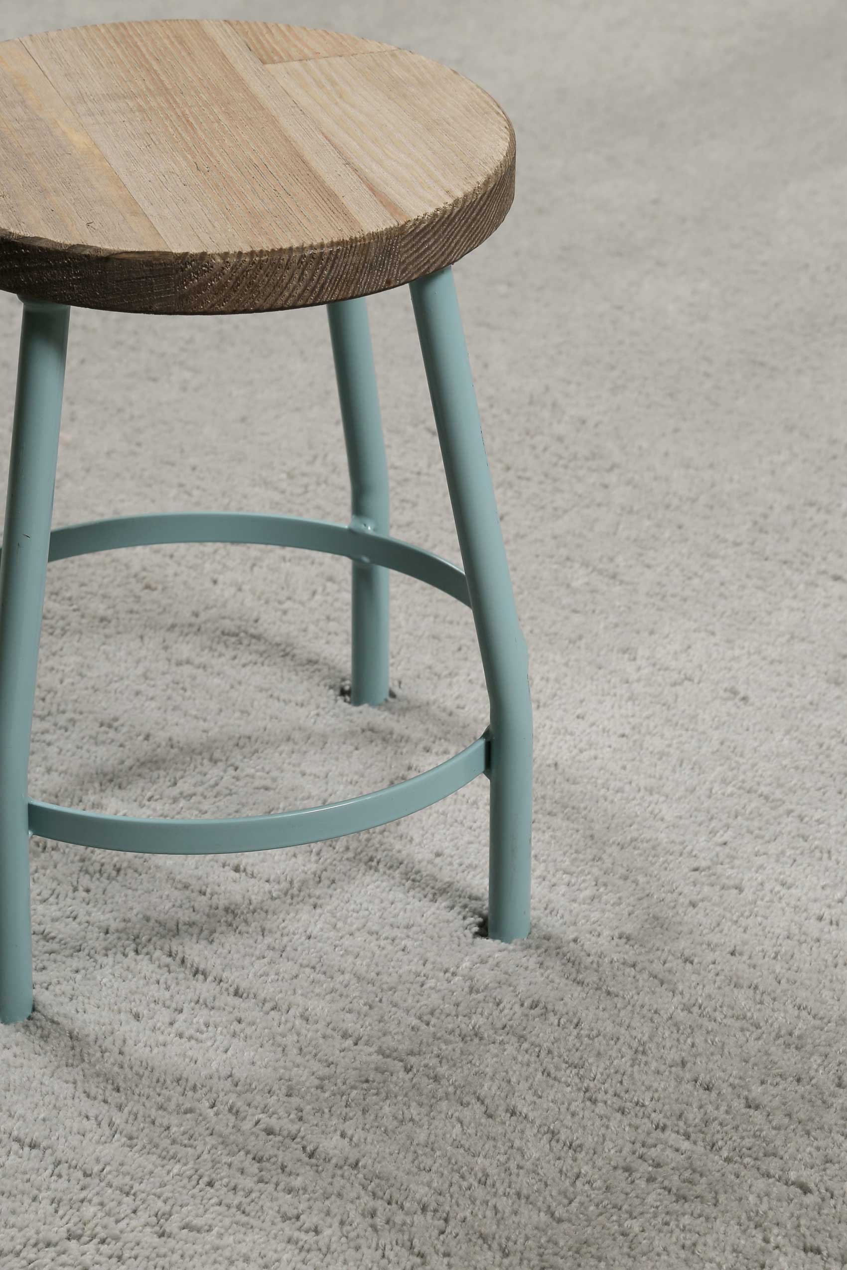 Esprit Wollteppich Hellgrau Hochflor 