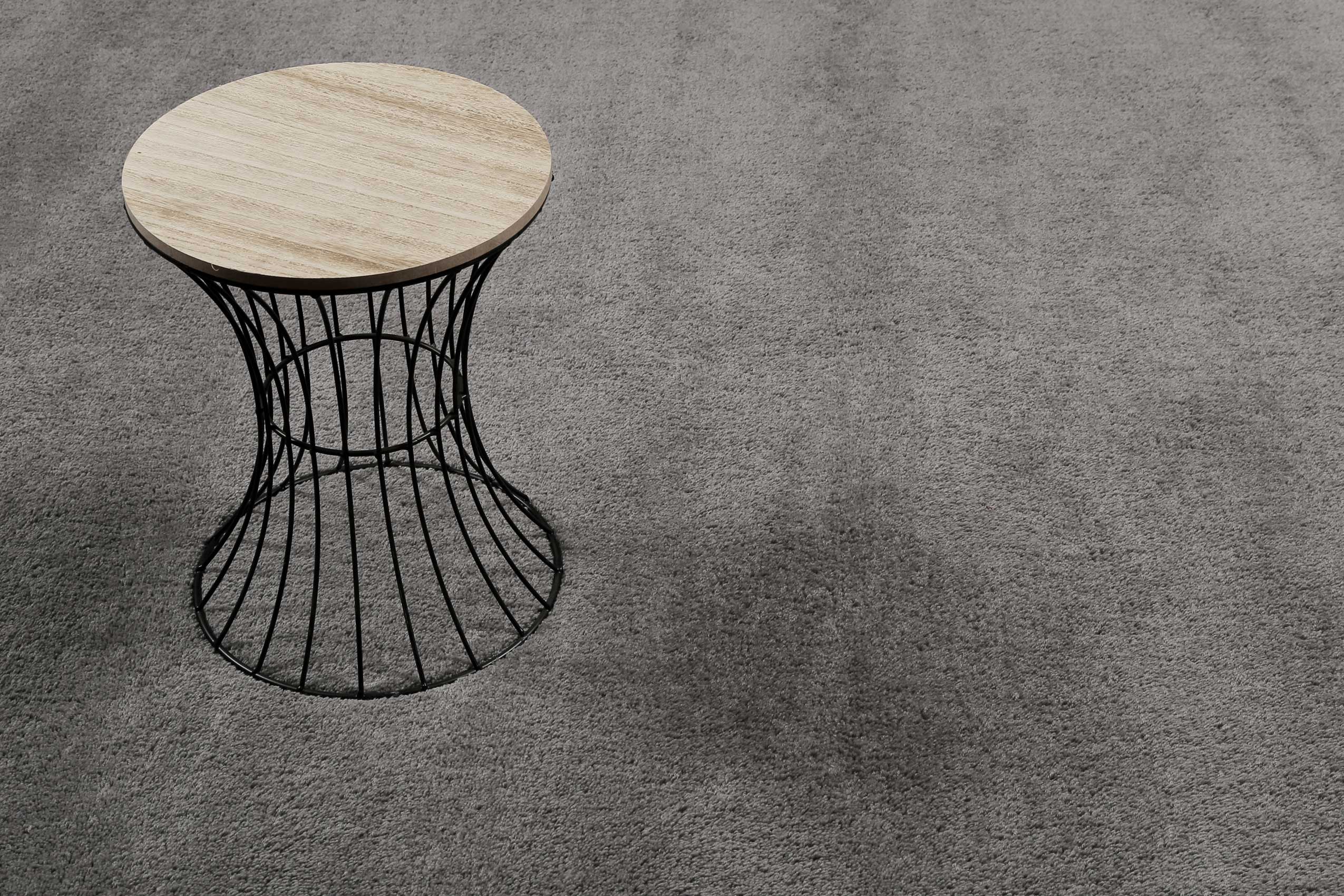 Esprit Wollteppich Grau Hochflor 