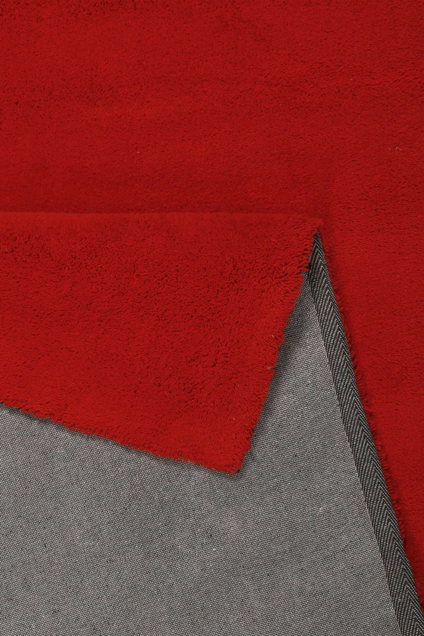 Esprit Wollteppich Rot Hochflor 