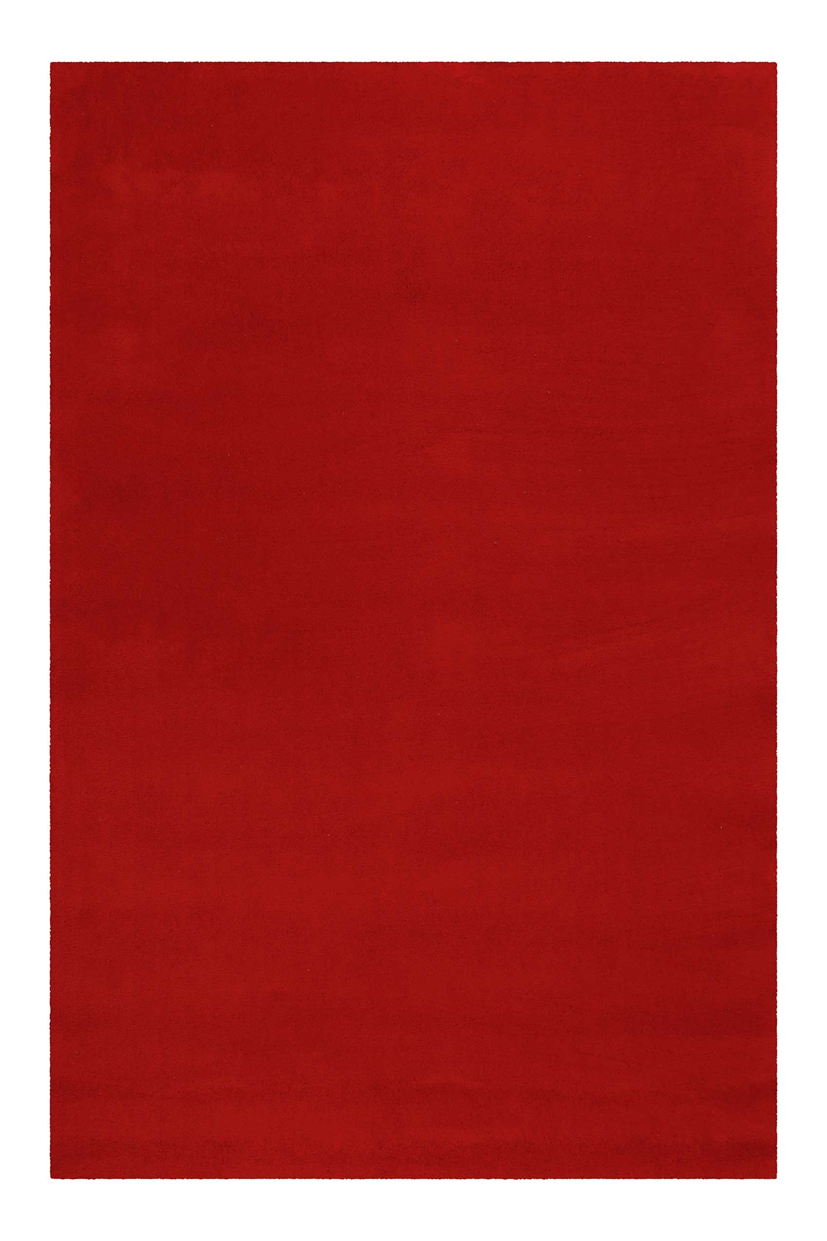 Esprit Wollteppich Rot Hochflor 