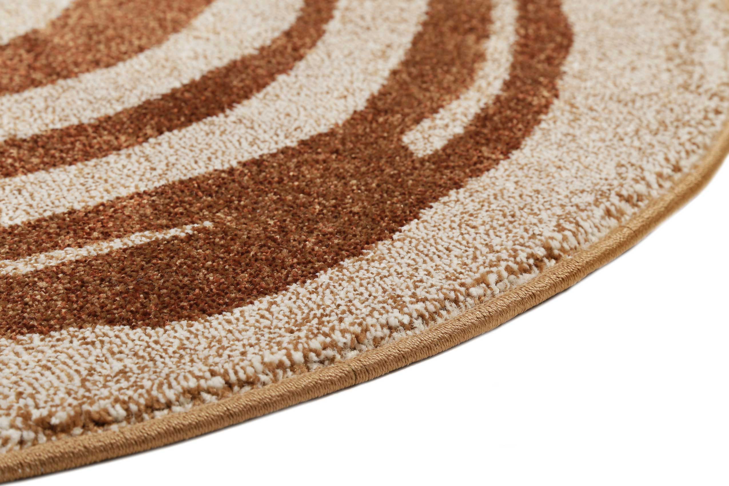 Esprit Teppich Taupe Cognac 