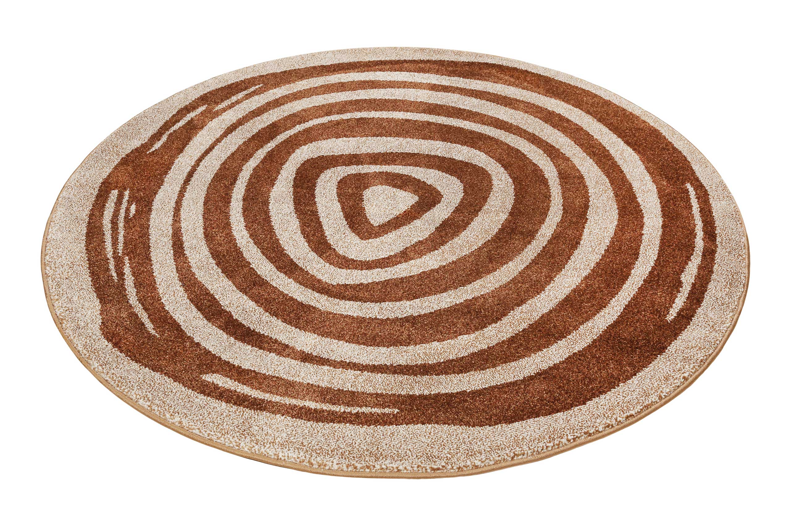 Esprit Teppich Taupe Cognac 