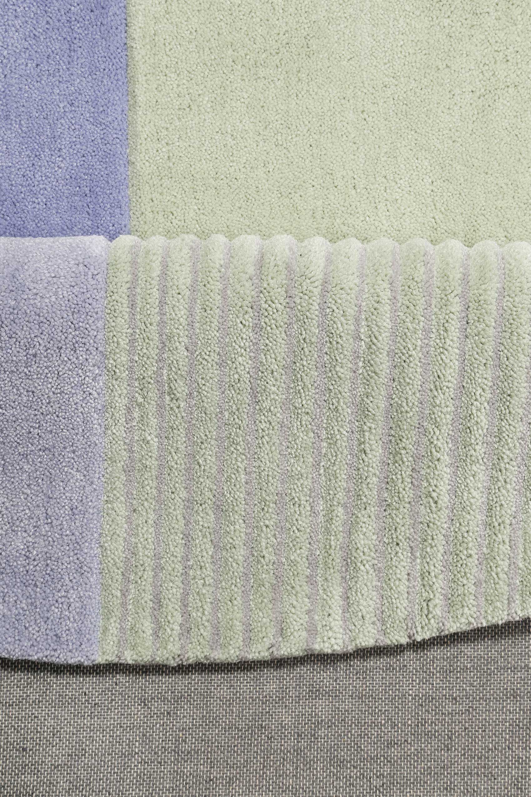 Esprit Teppich Blau Grün Kurzflor » Harlem « - Ansicht 3