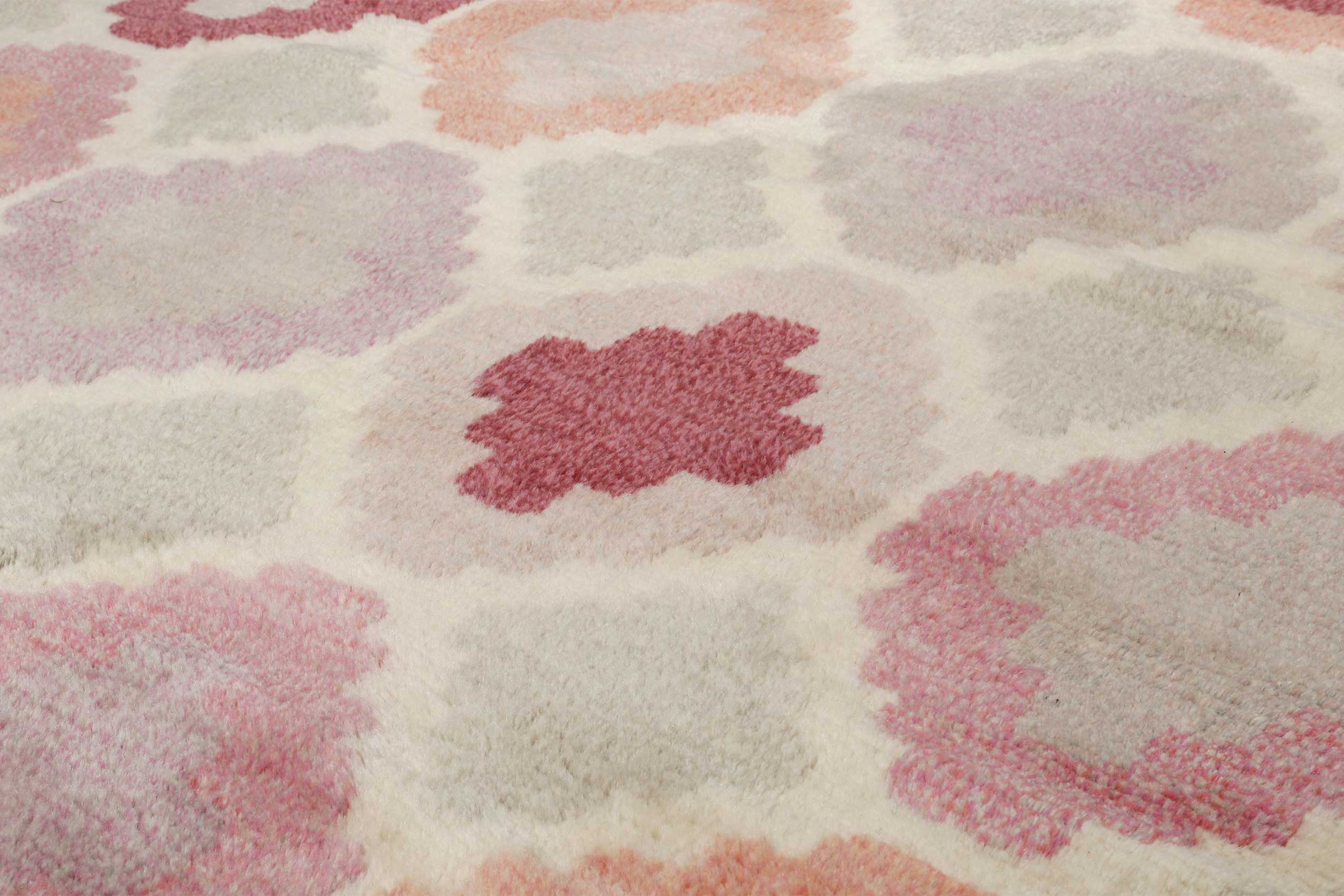 Esprit Kelim Teppich Bunt Pastell aus Wolle 