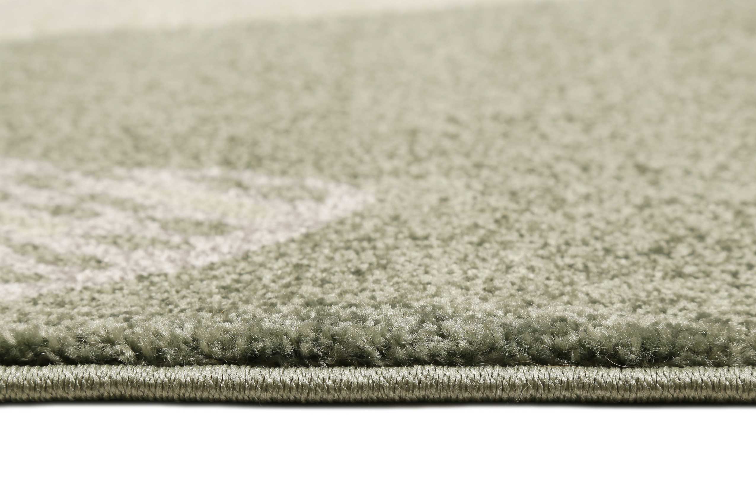 Esprit Teppich Grün Grau Kurzflor 