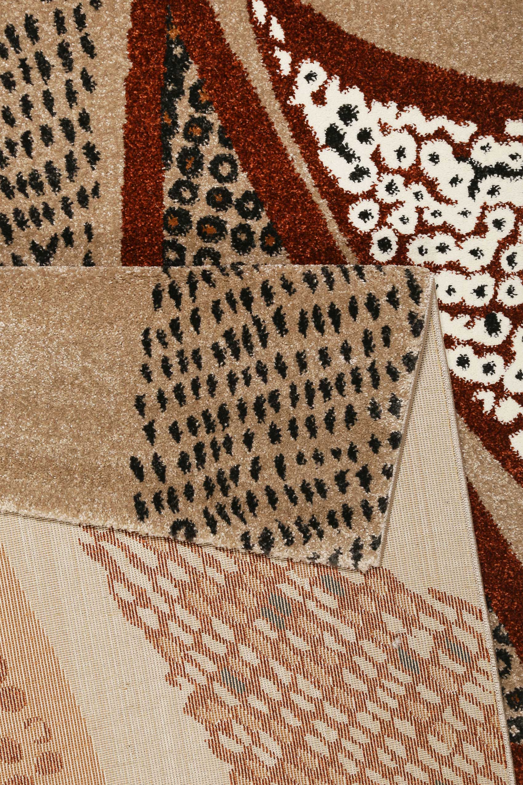 Esprit Teppich Sand Braun Terra Kurzflor 