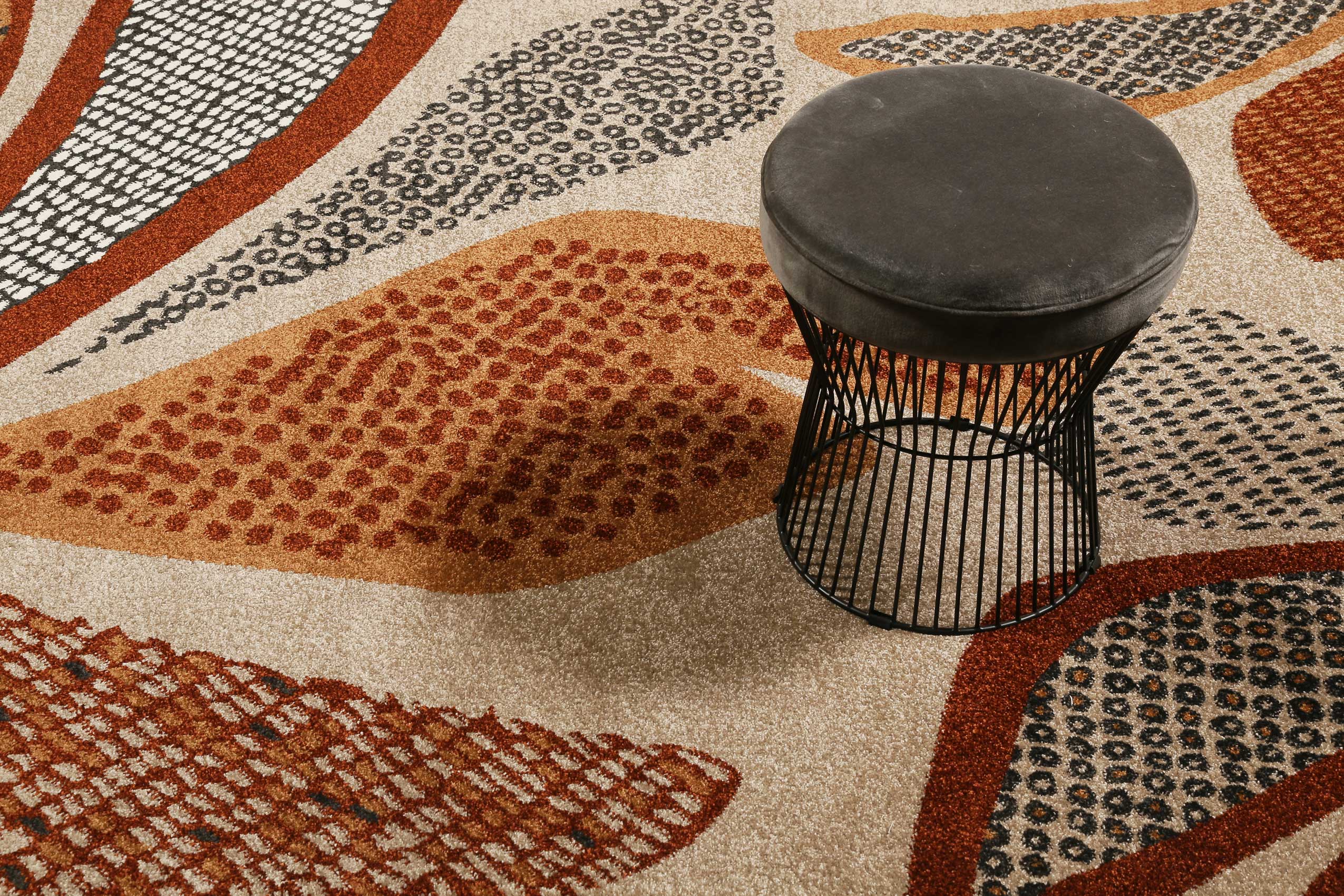 Esprit Teppich Sand Braun Terra Kurzflor 