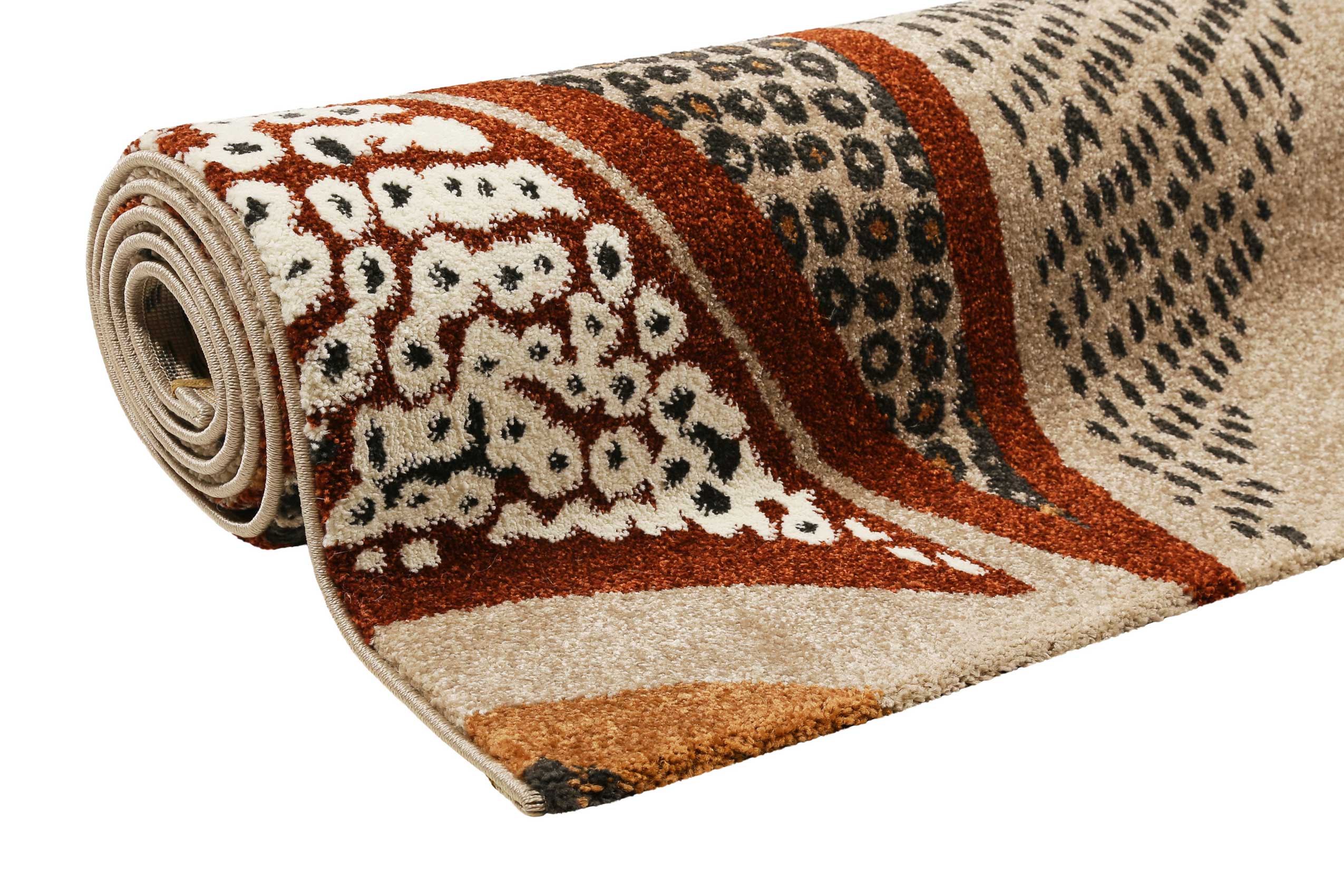 Esprit Teppich Sand Braun Terra Kurzflor 