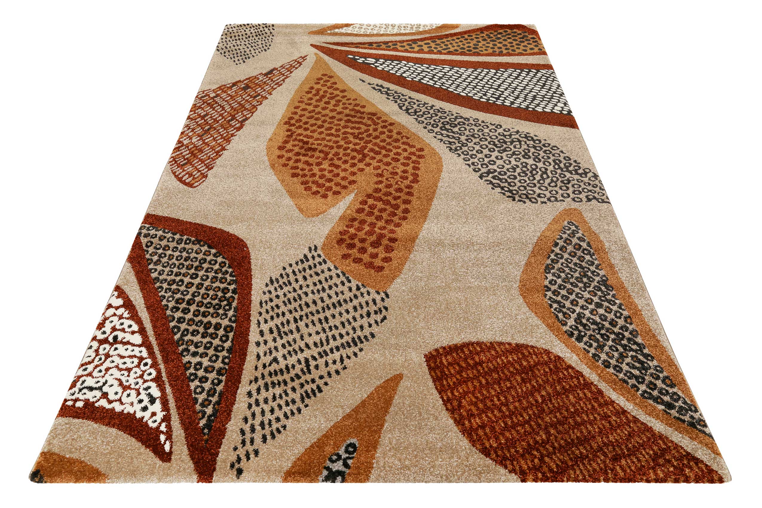 Esprit Teppich Sand Braun Terra Kurzflor 
