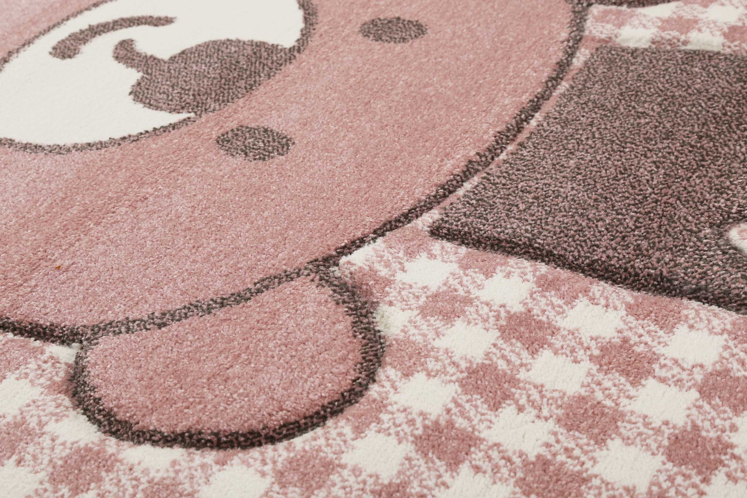 Esprit Kinderteppich Rosa Beige 