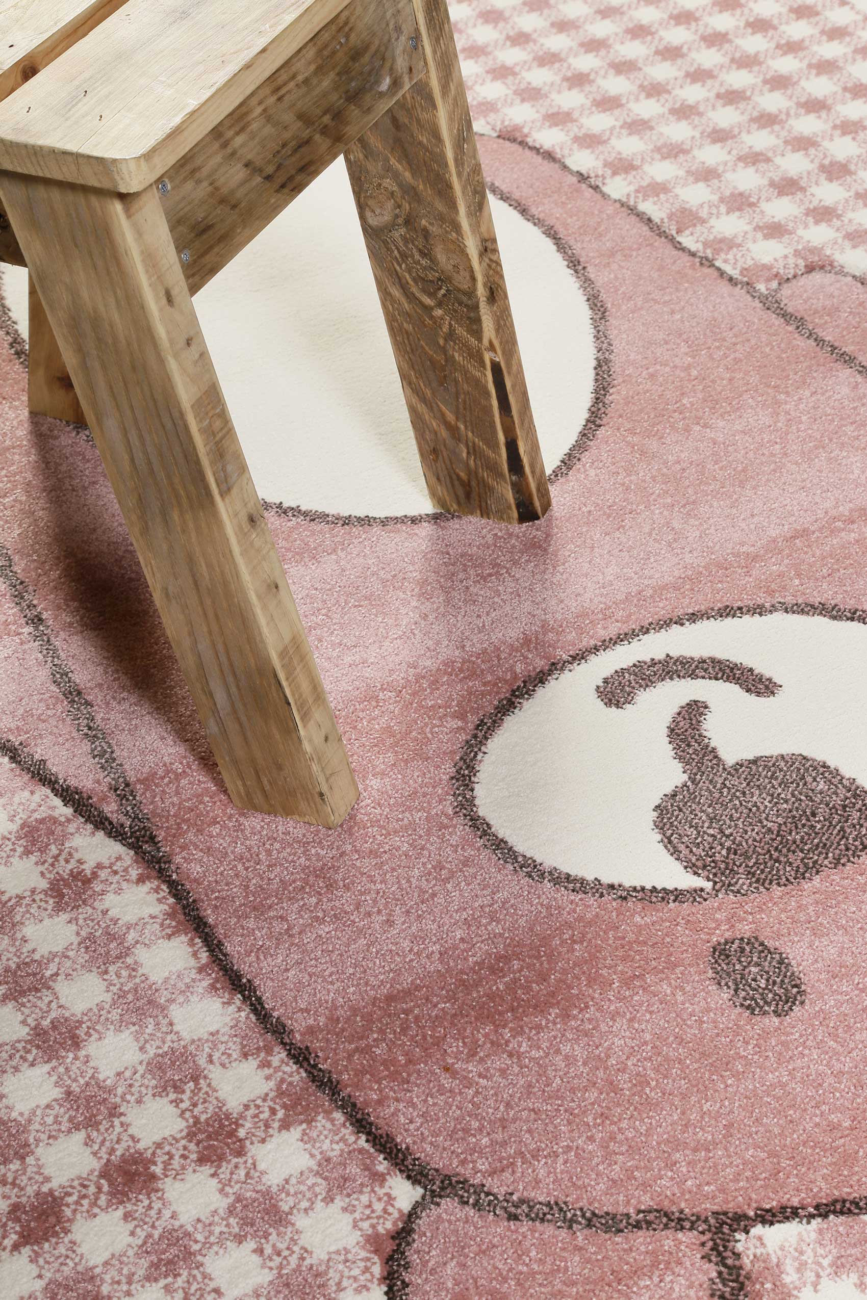 Esprit Kinderteppich Rosa Beige 